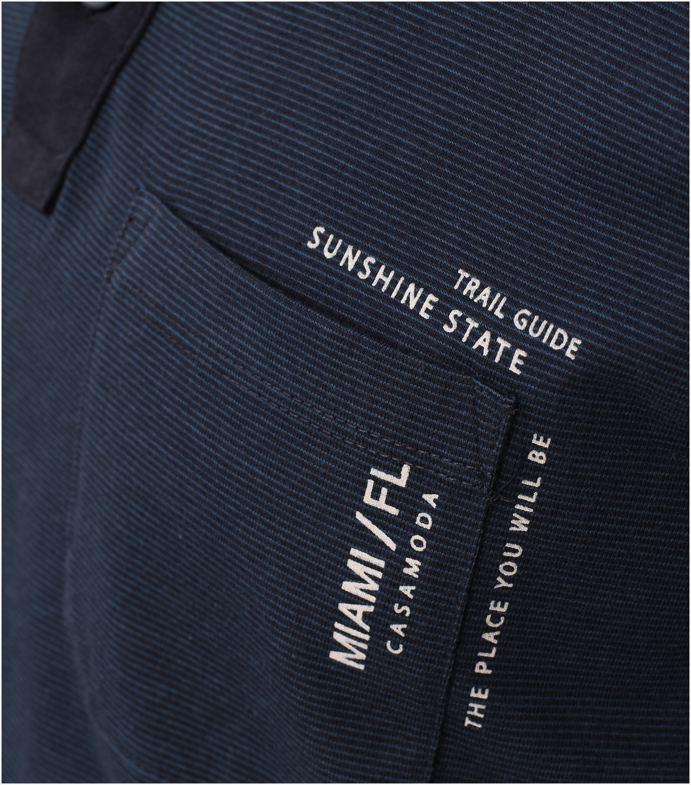 CASA MODA comfort fit heren polo, blauw