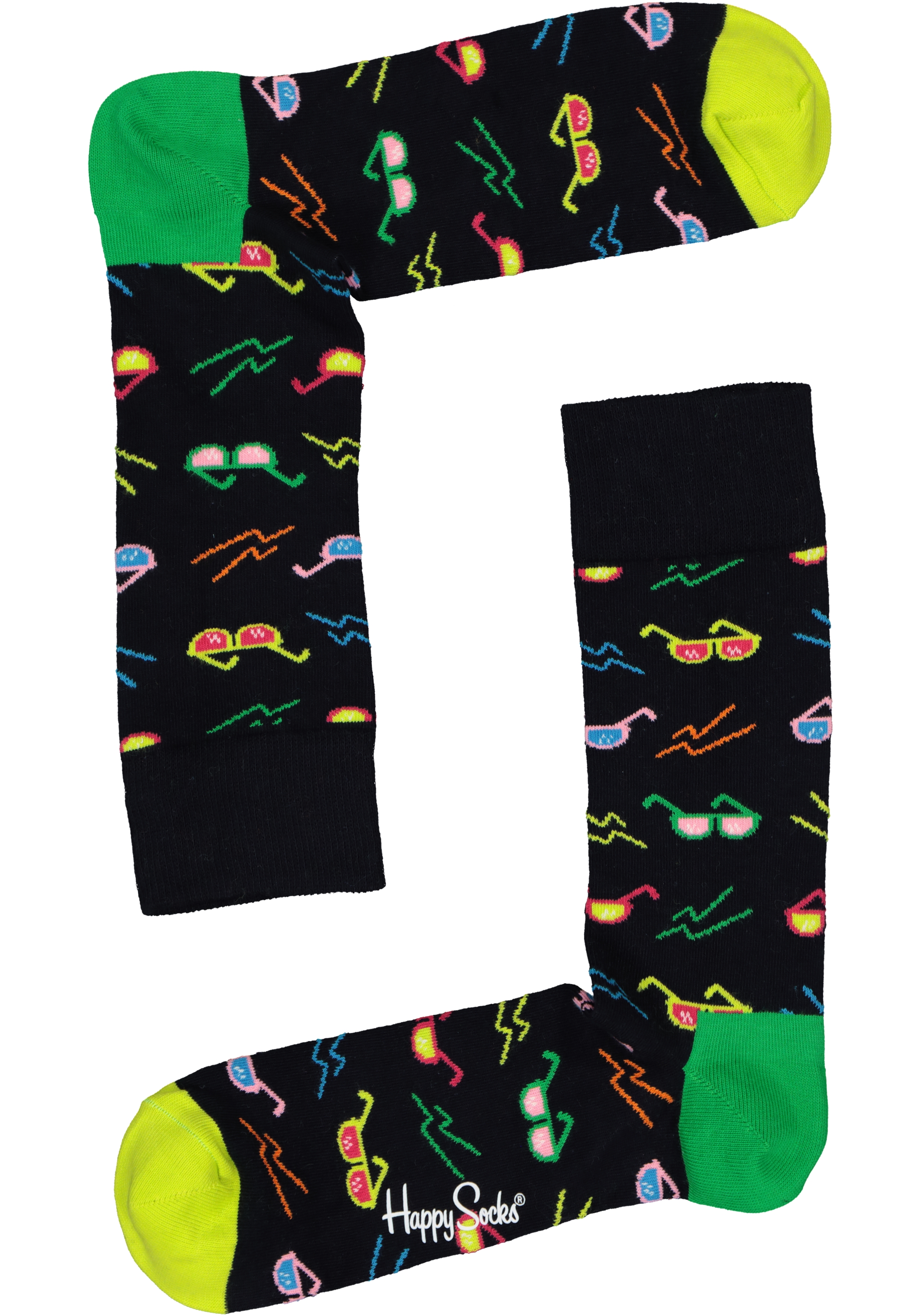 Happy Socks Tropical Day Socks Gift Set (4-pack), kleurige tropische voetenpret