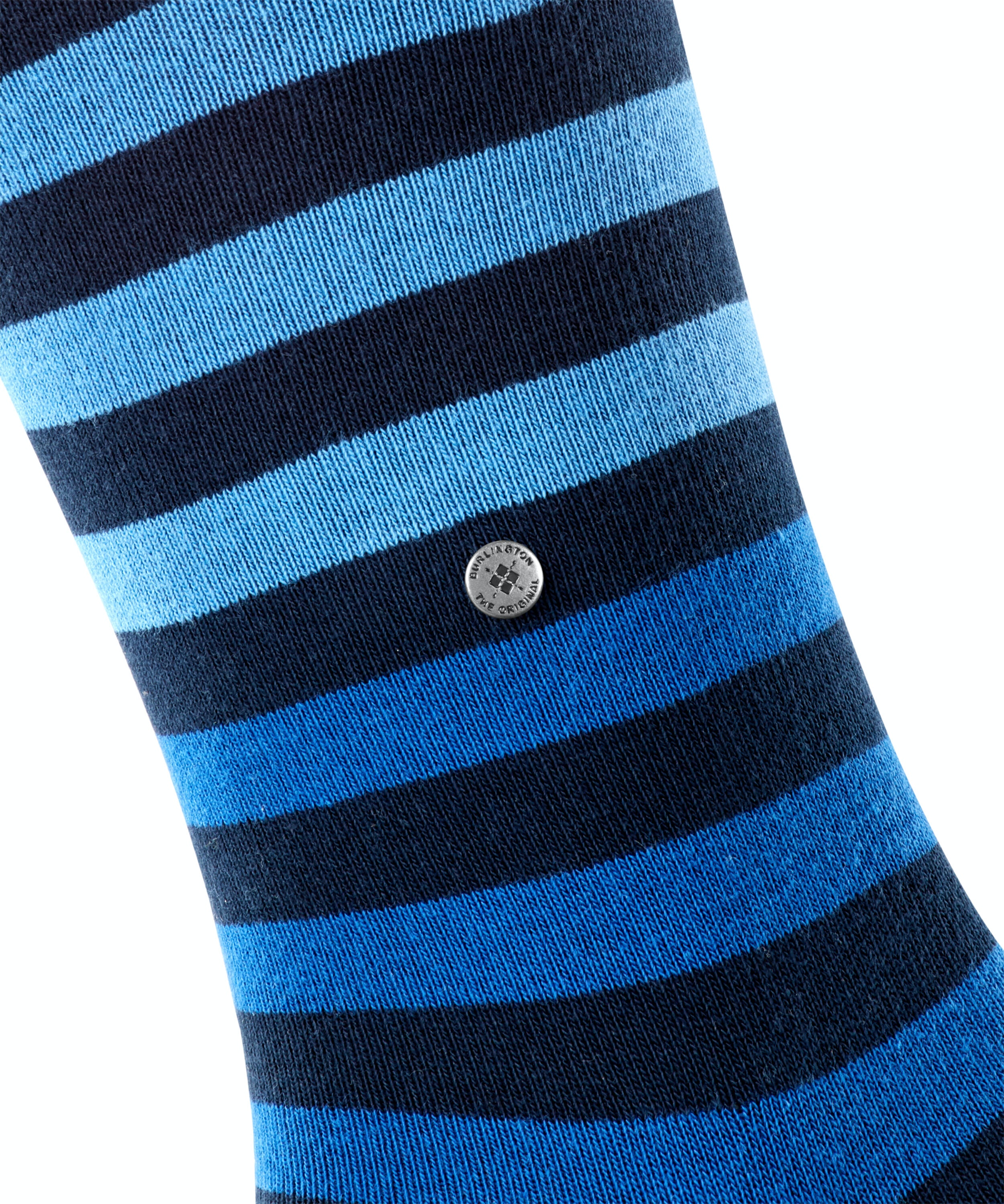 Burlington Blackpool heren kniekousen, blauw (marine)