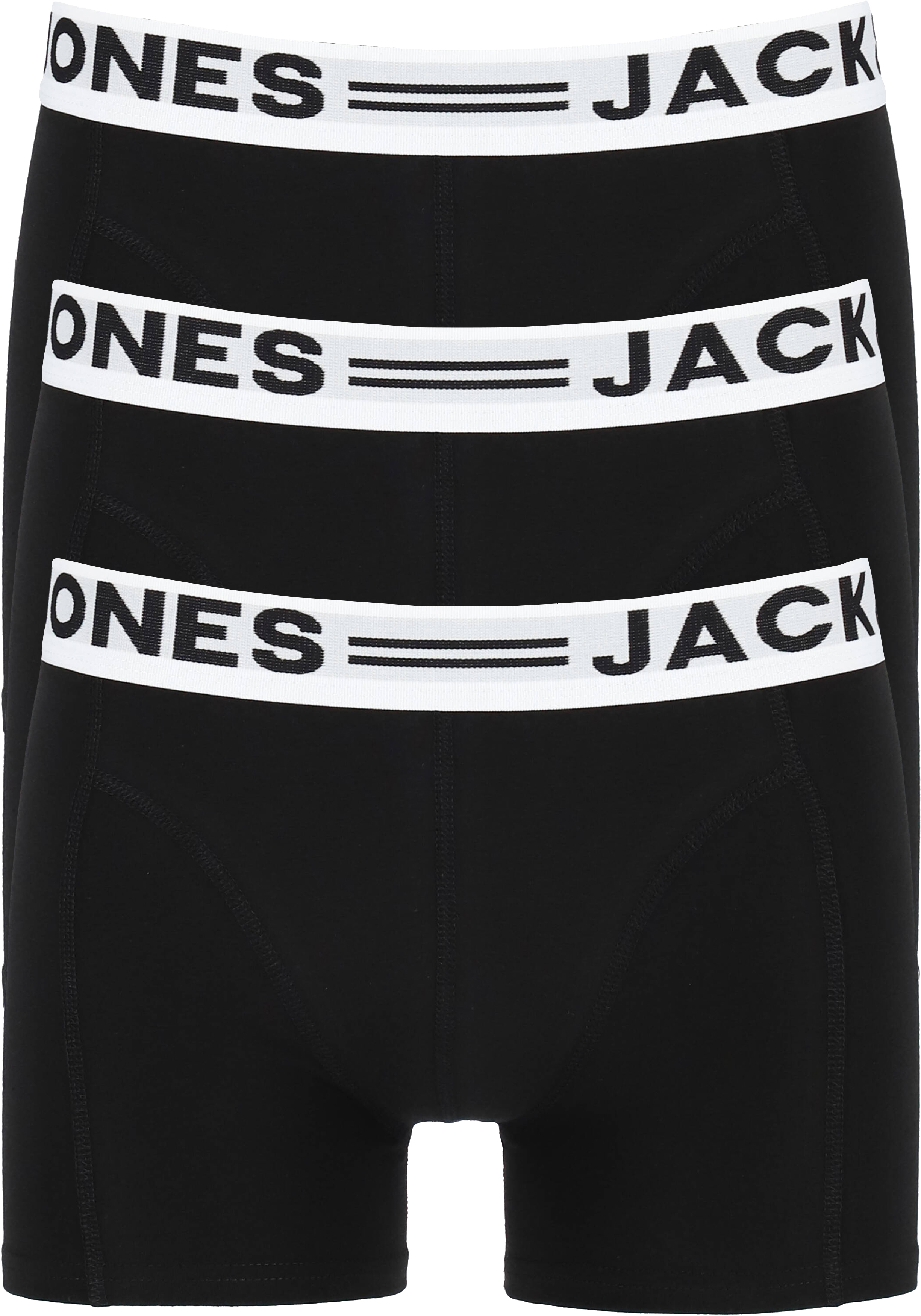 Jack Jones heren boxers Sense trunks (3-pack), zwart