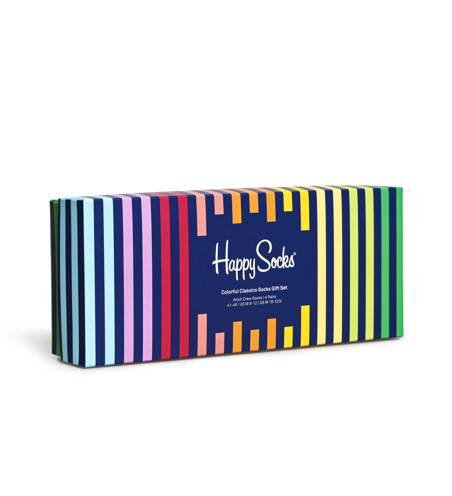 Happy Socks Colorful Classics Socks Gift Set (4-pack), unisex sokken in cadeauverpakking