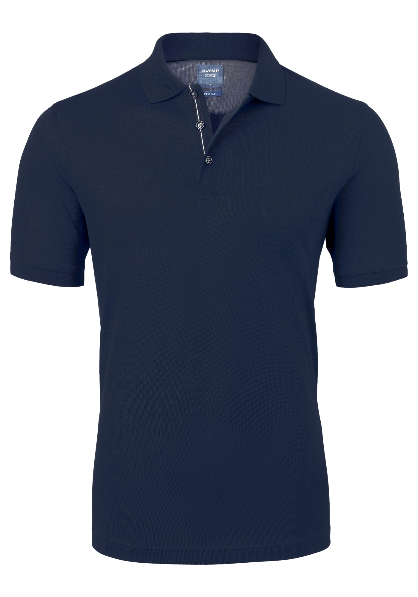 OLYMP modern fit poloshirt, donkerblauw