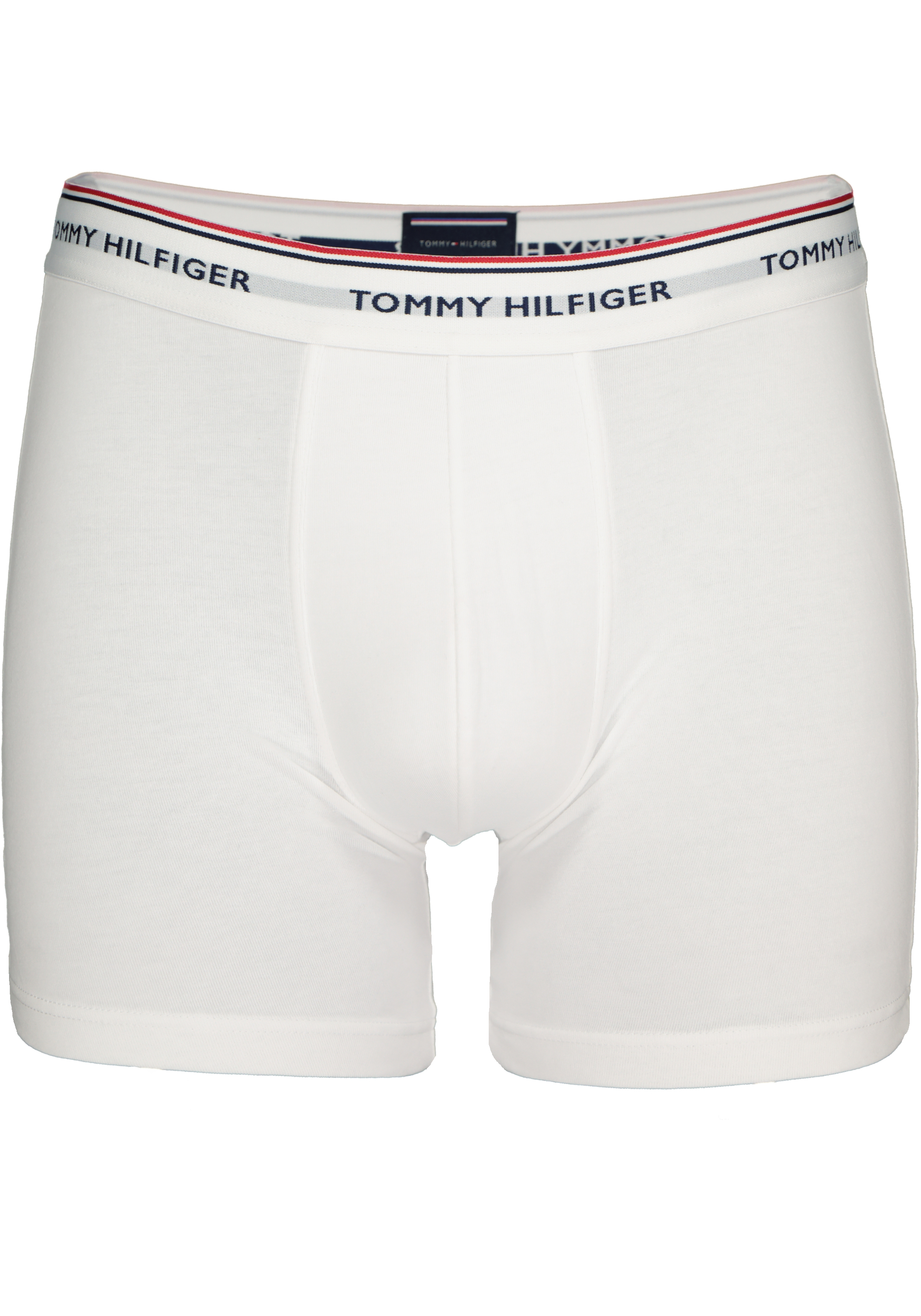 Tommy Hilfiger boxer briefs lang (3-pack), heren boxers lang, zwart, wit en grijs
