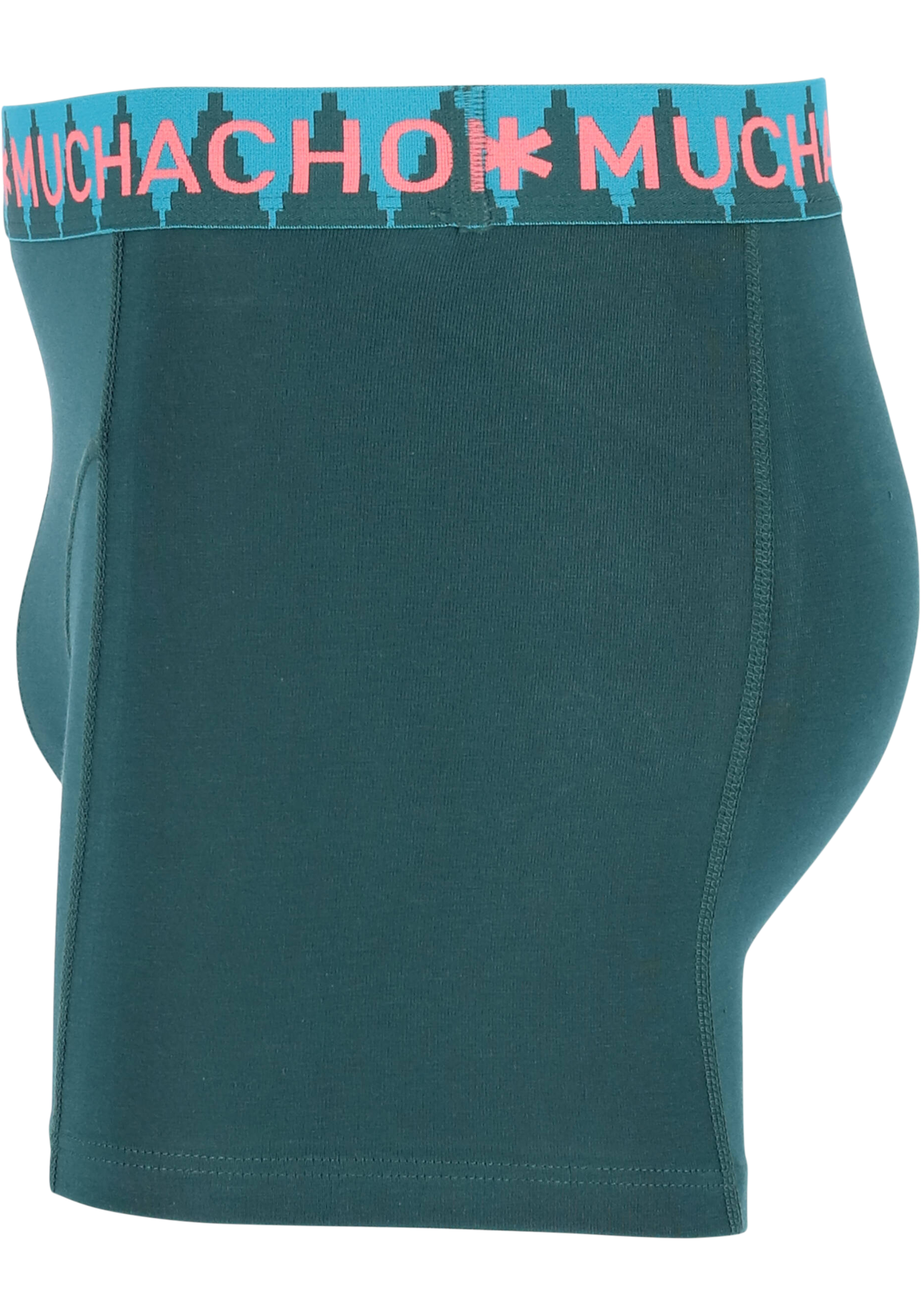 Muchachomalo heren boxershorts (3-pack), heren boxers normale lengte Solid, groen, rood, grijs