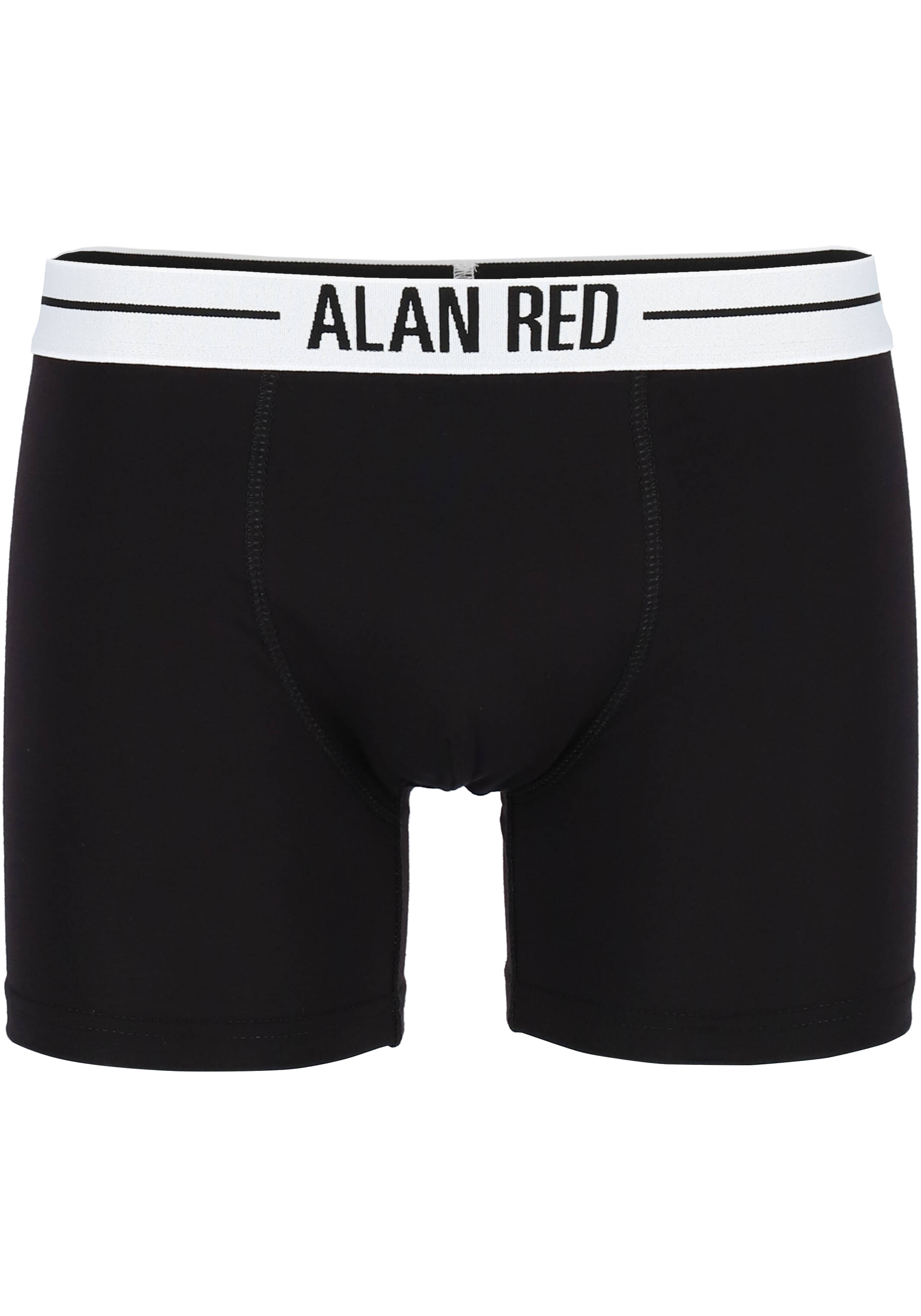 ALAN RED boxershorts (2-pack), zwart / grijs