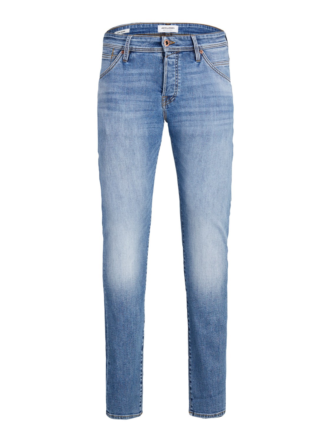 JACK & JONES Glenn Fox Ra loose fit, heren jeans, denimblauw