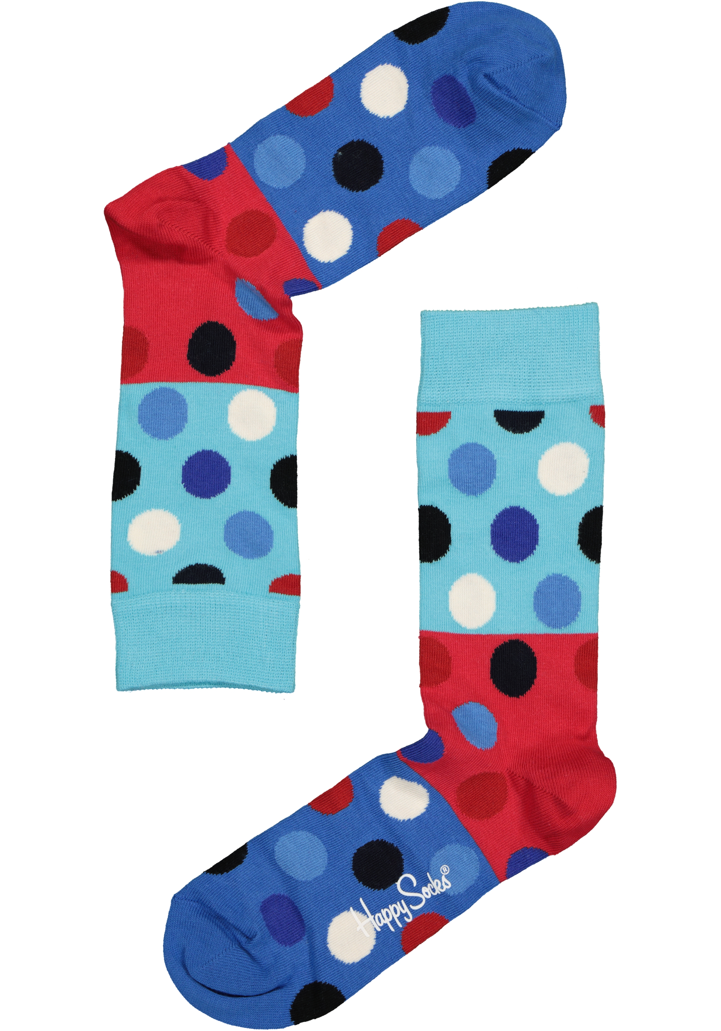 Happy Socks, Navy Gift Box in rood-wit-blauw