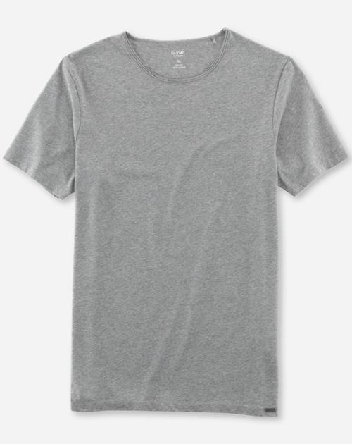 OLYMP Level Five Casual body fit T-shirt, zilvergrijs