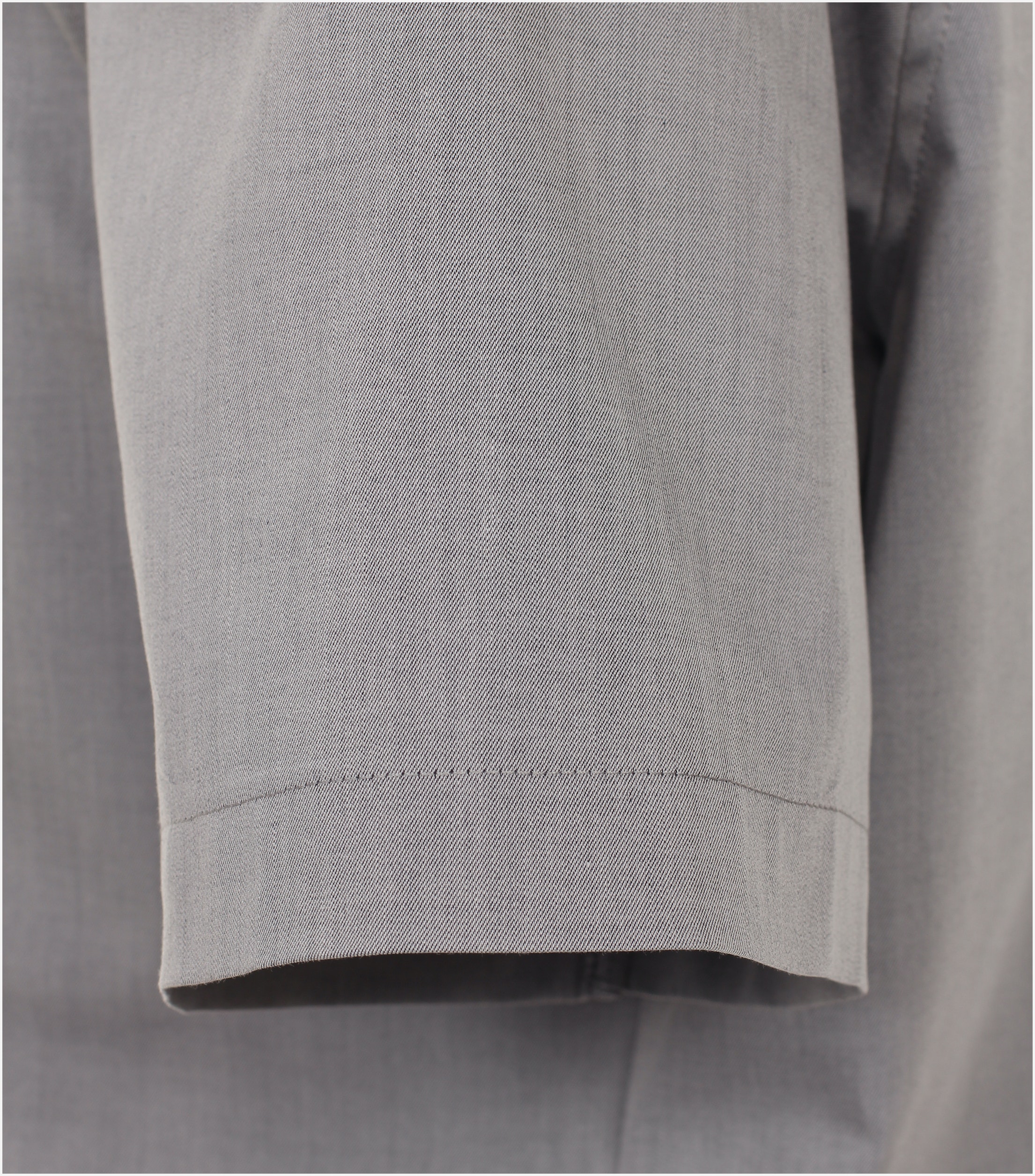 VENTI modern fit overhemd, korte mouw, twill, grijs