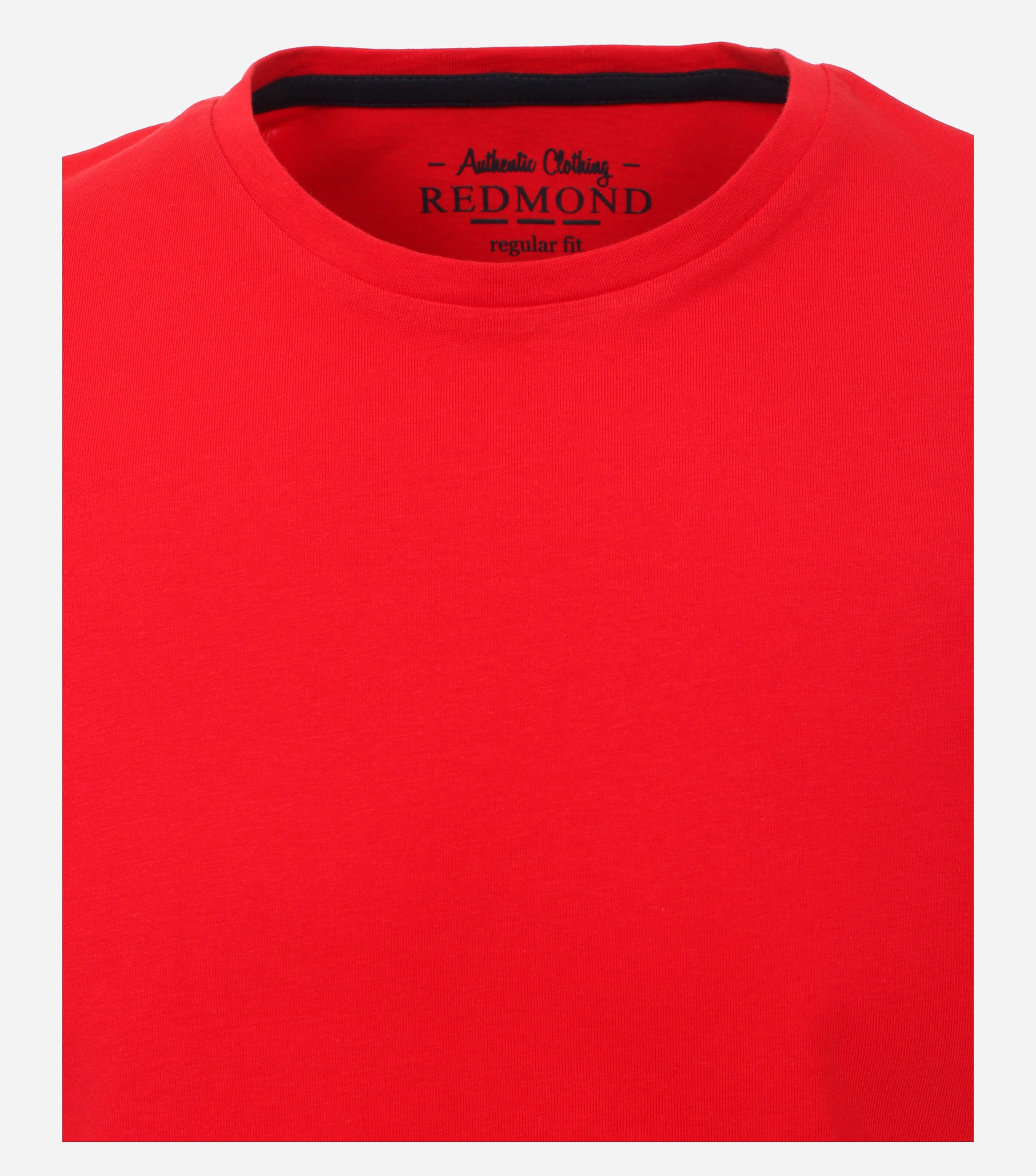 Redmond regular fit T-shirt, korte mouw O-hals, rood