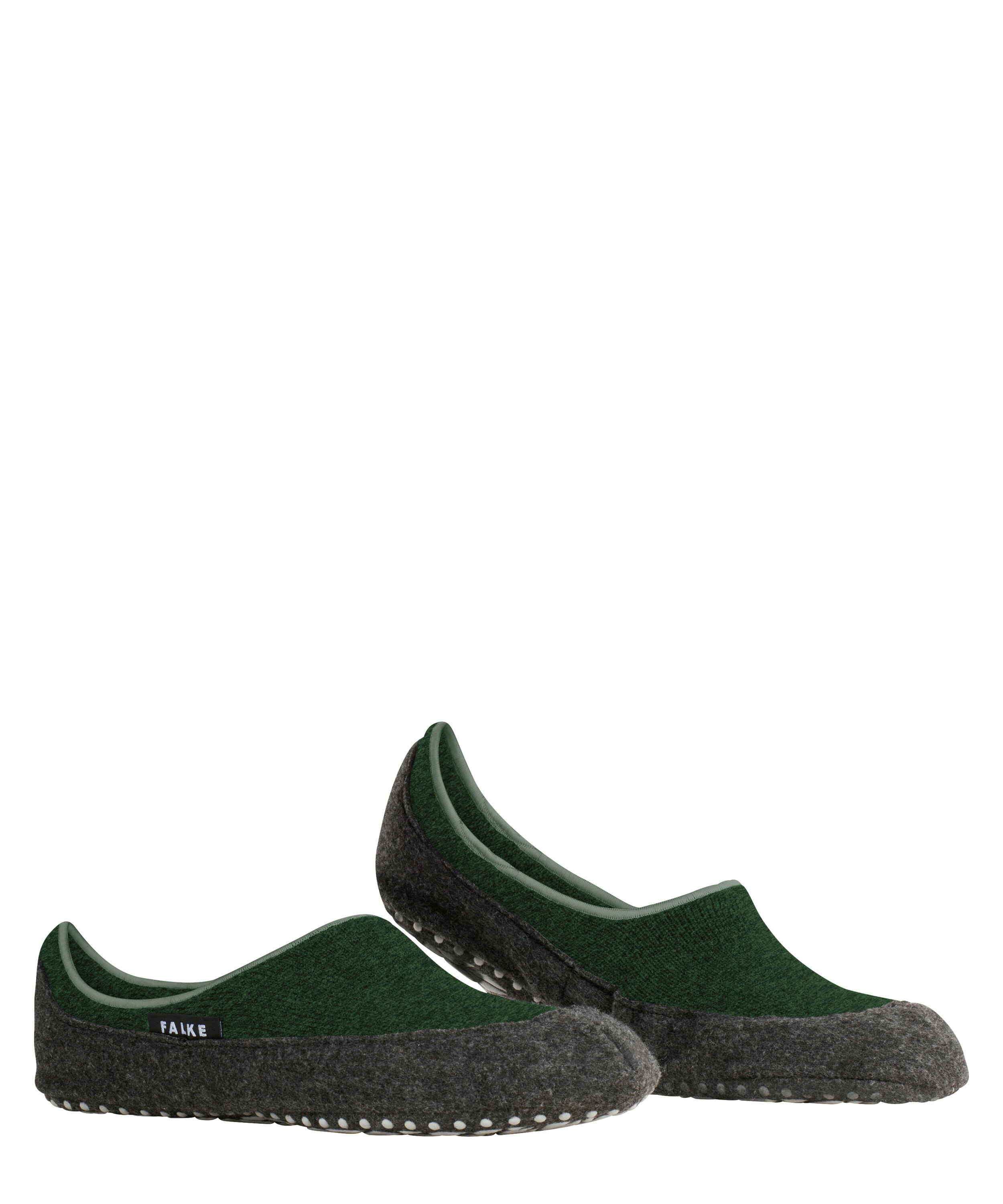 FALKE Cosyshoe heren pantoffels, groen (green melangeange)
