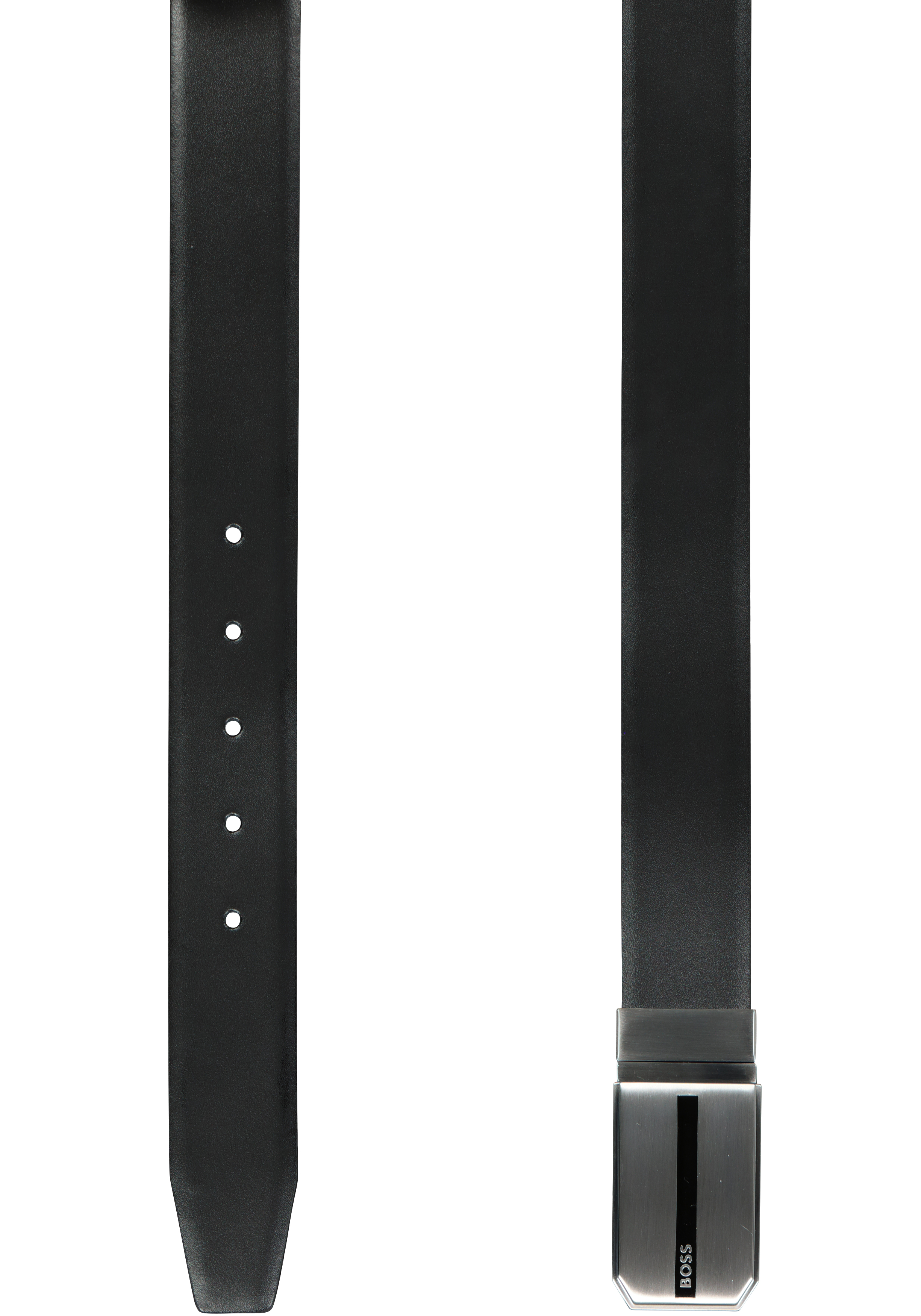 HUGO BOSS leren riem cadeau, heren riem in geschenkverpakking, zwart