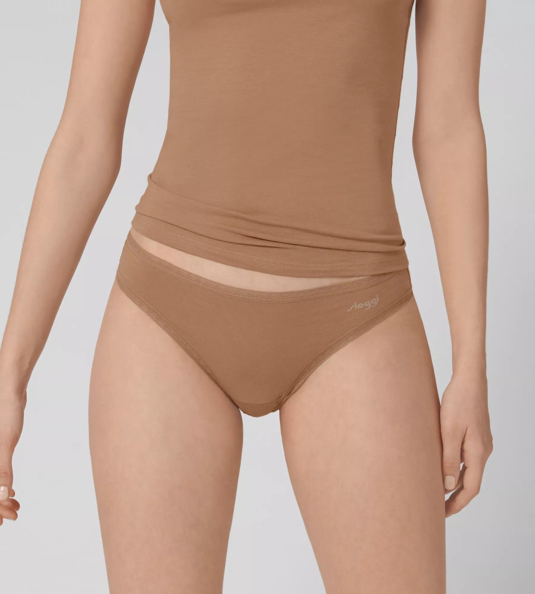 Sloggi Women GO Brazil (2-pack), dames slip, bruin