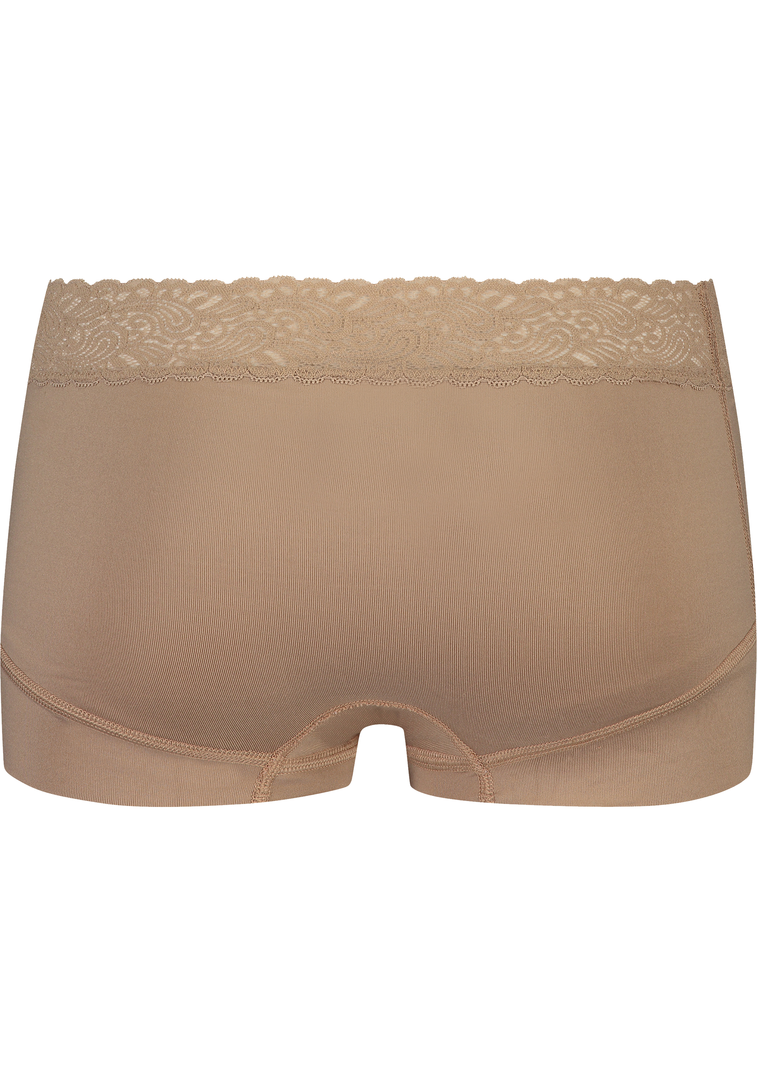 RJ Bodywear Pure Color Kant dames short, zand