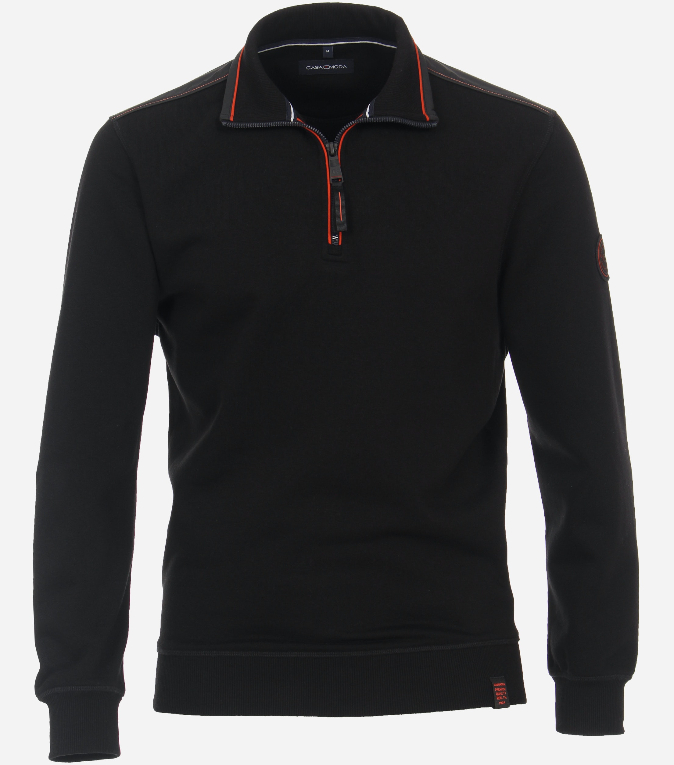 CASA MODA comfort fit schipperstrui, zwart