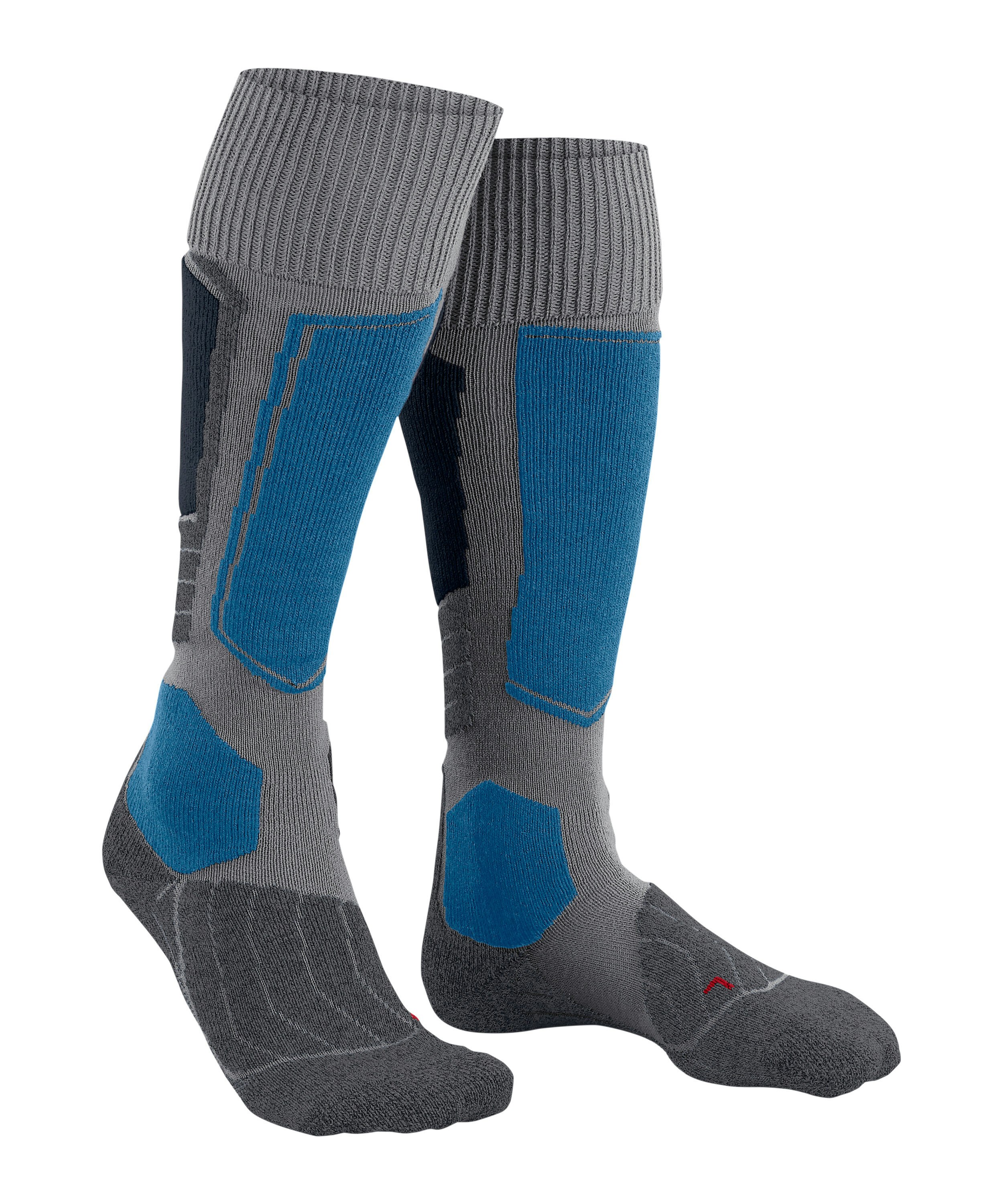 FALKE SK1 Comfort heren skiing kniekousen, grijs (light grey)