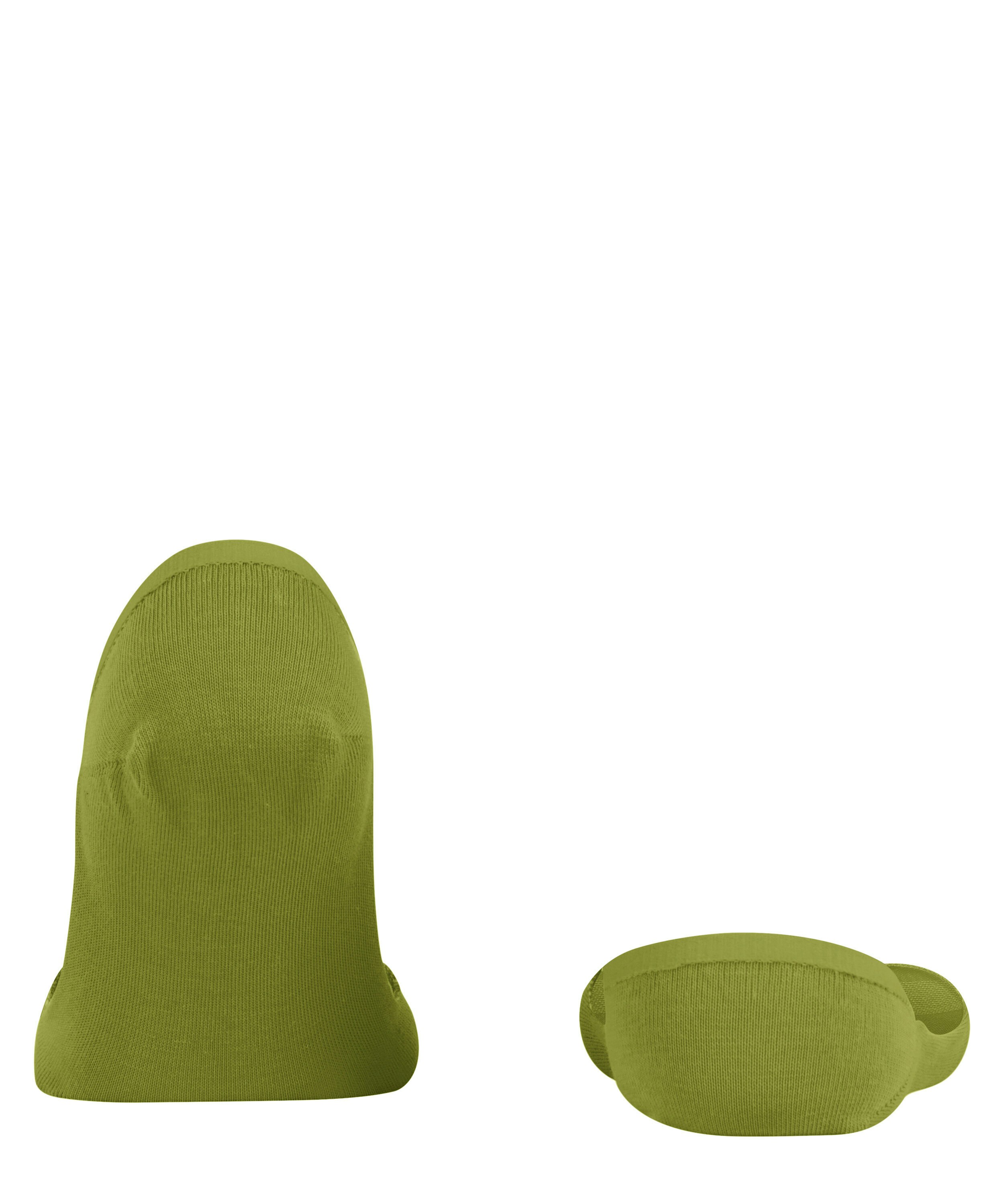 Burlington Carrington heren invisible sokken, groen (moss)
