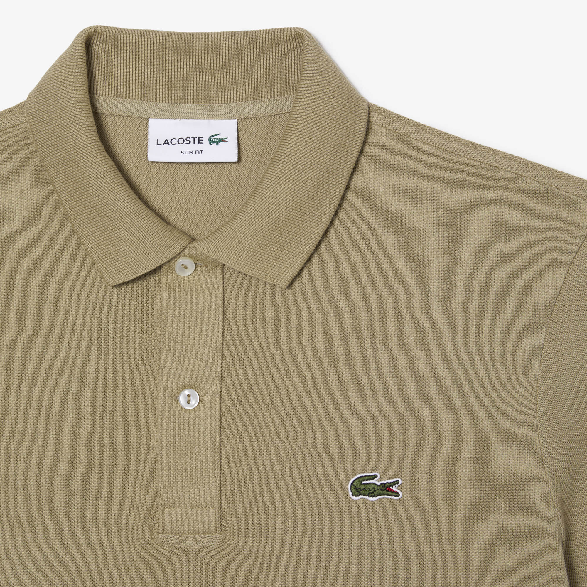 Lacoste Slim Fit polo, beige