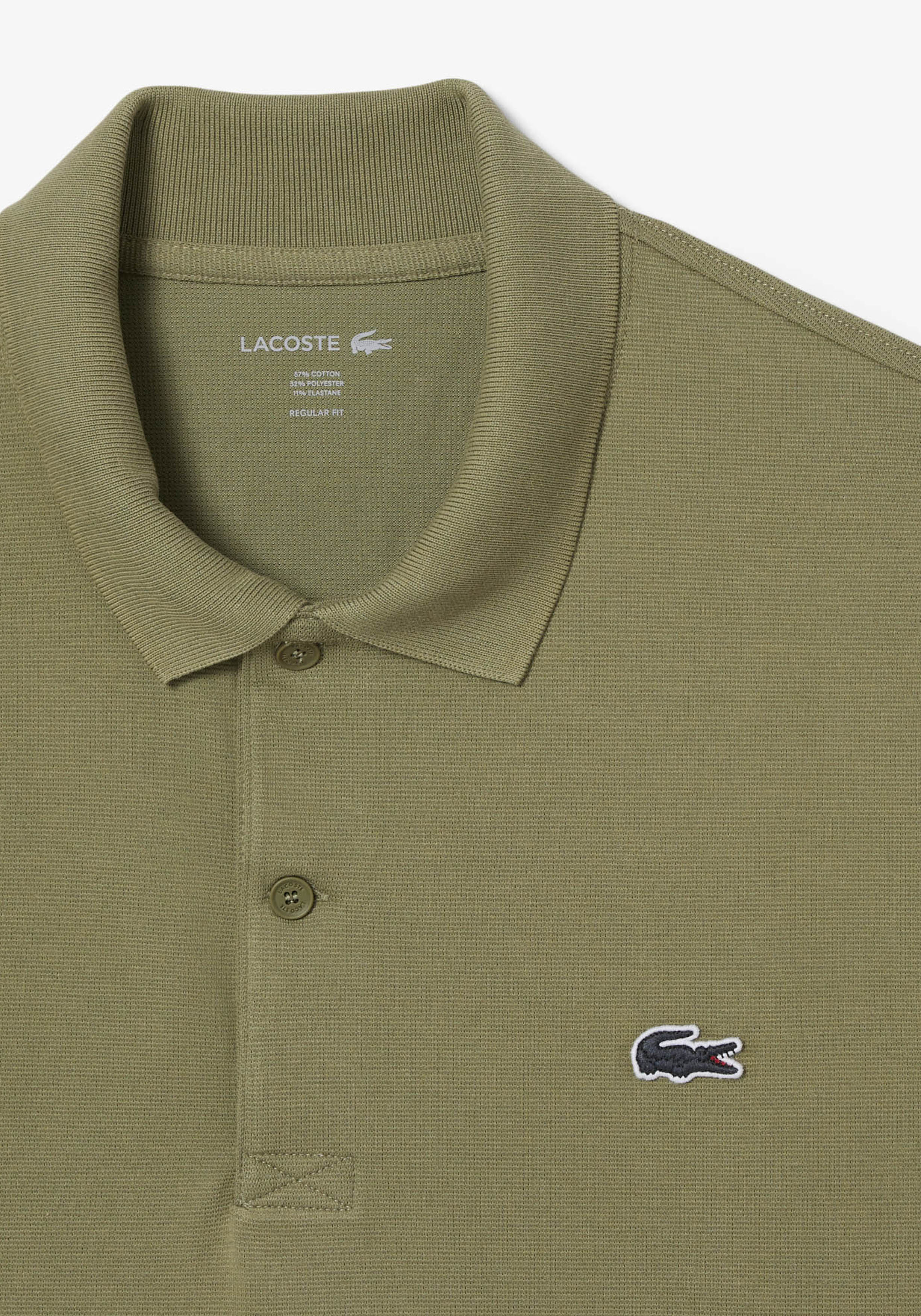 Lacoste Sport Polo Regular Fit stretch, kaki groen