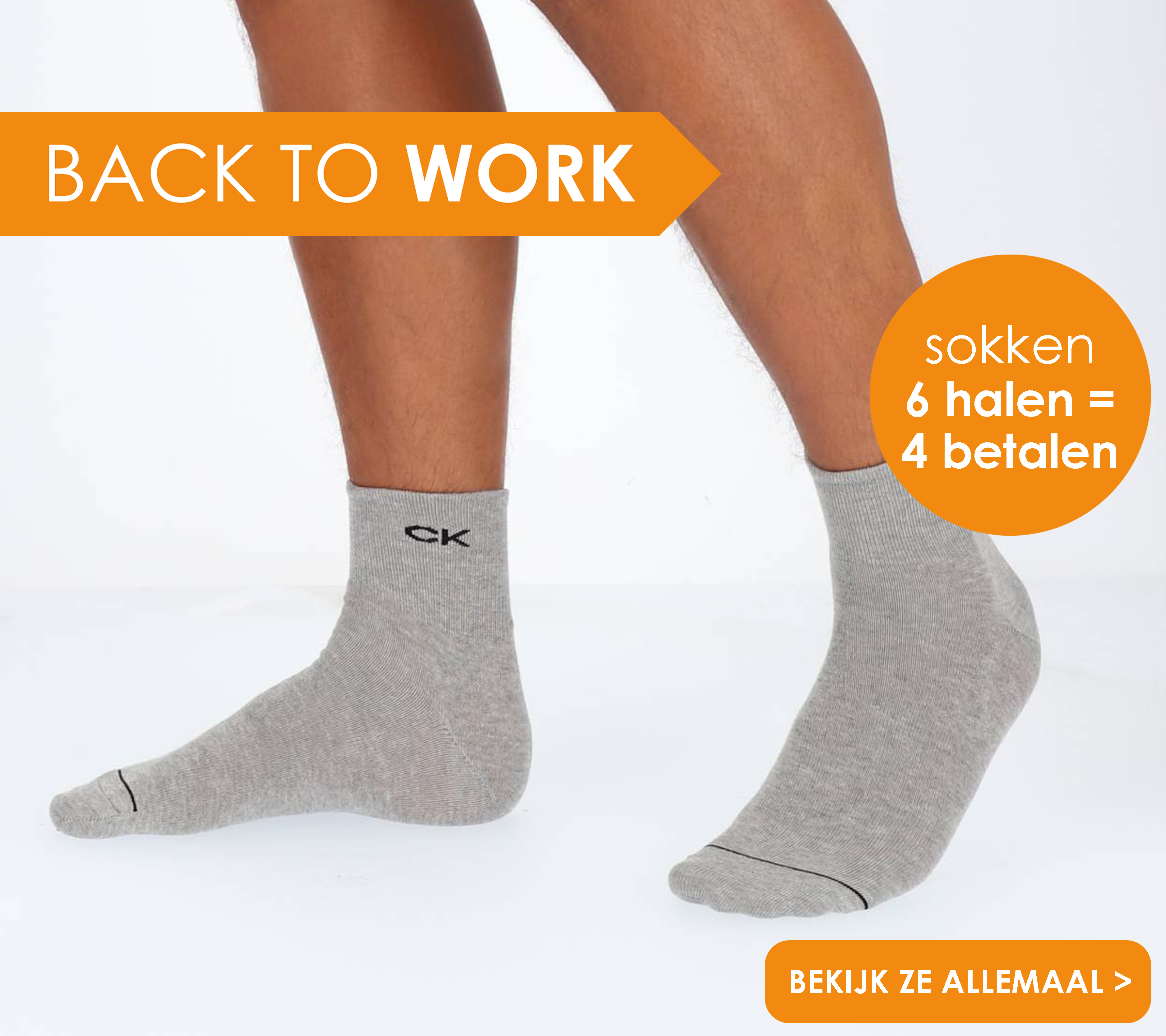 Back to work, 6 paar sokken halen is 4 betalen, bekijk ze allemaal!