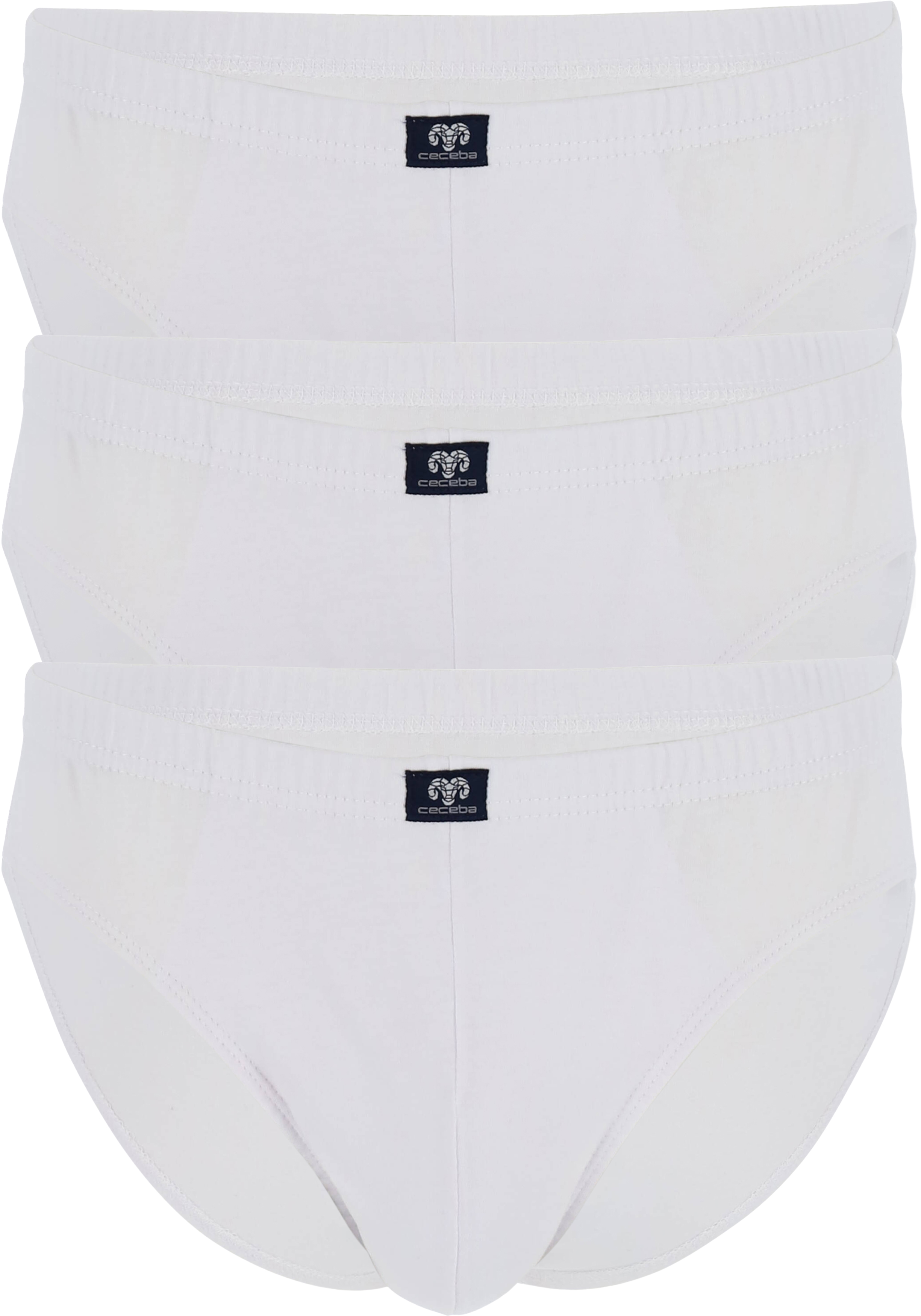 Ceceba heren slips (3-pack), wit