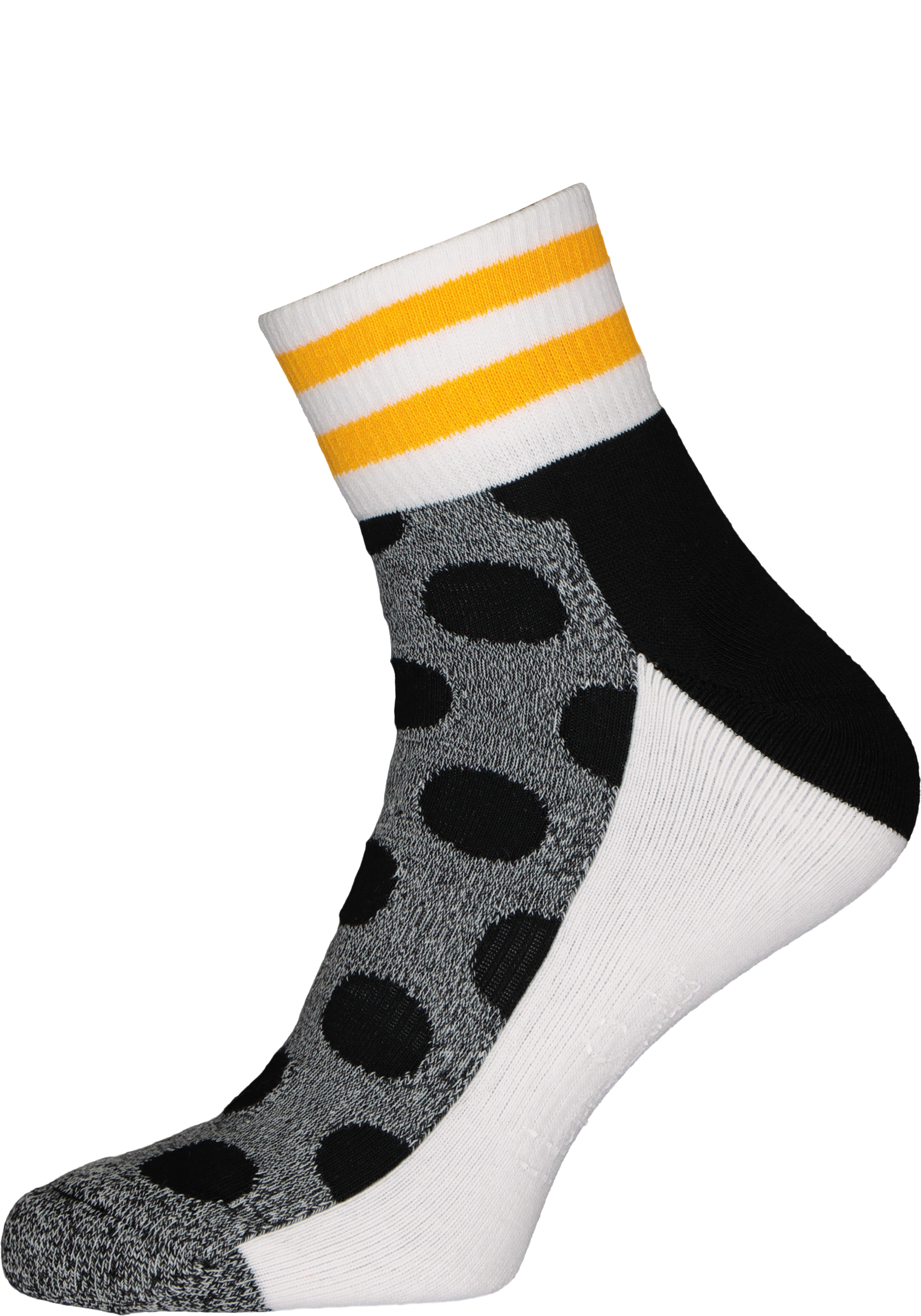 Happy Socks Big Dot 1/4 Crew Sock, korte sok met stippen