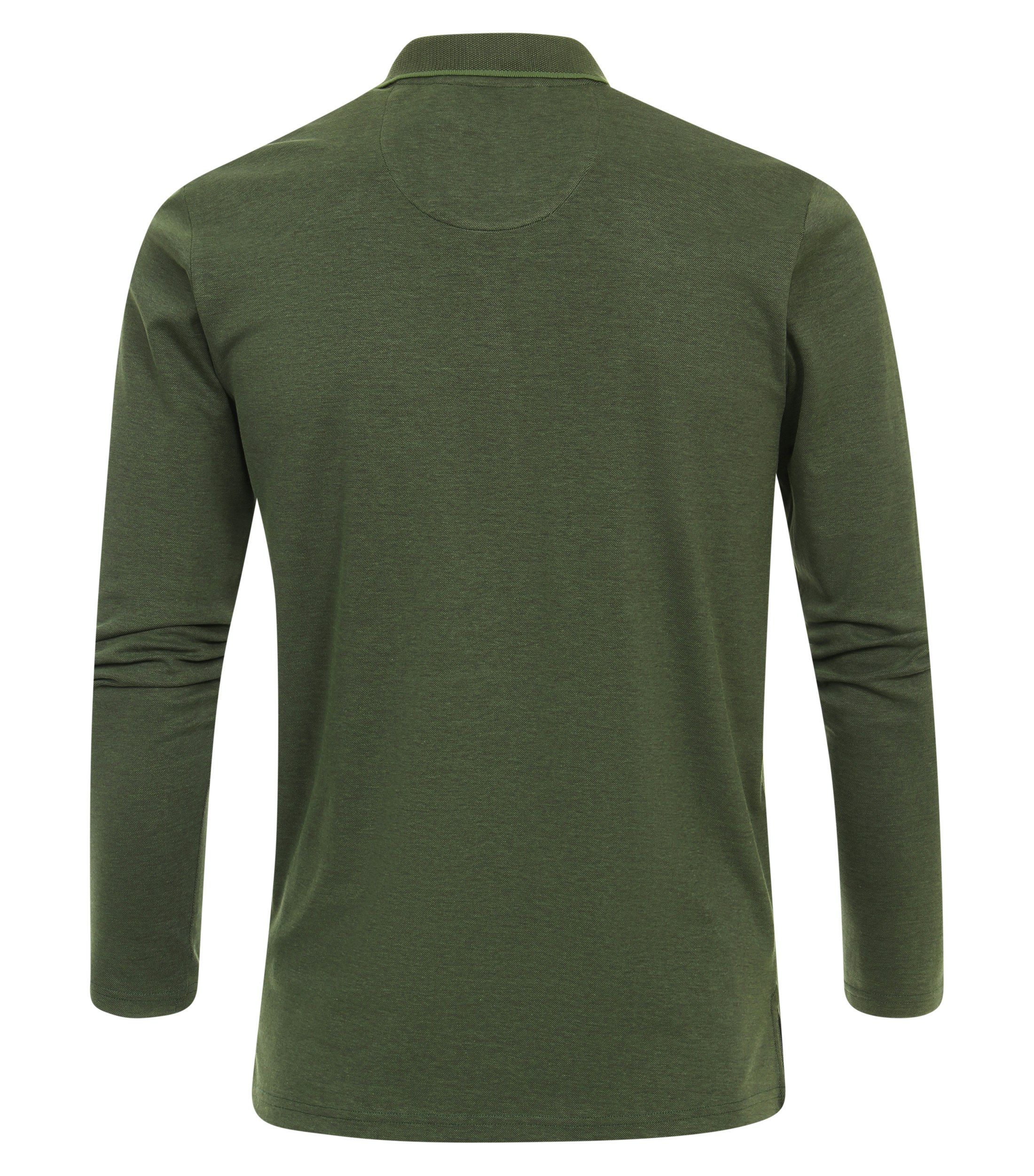 Redmond regular fit polo lange mouw, jersey, groen - 912111-629