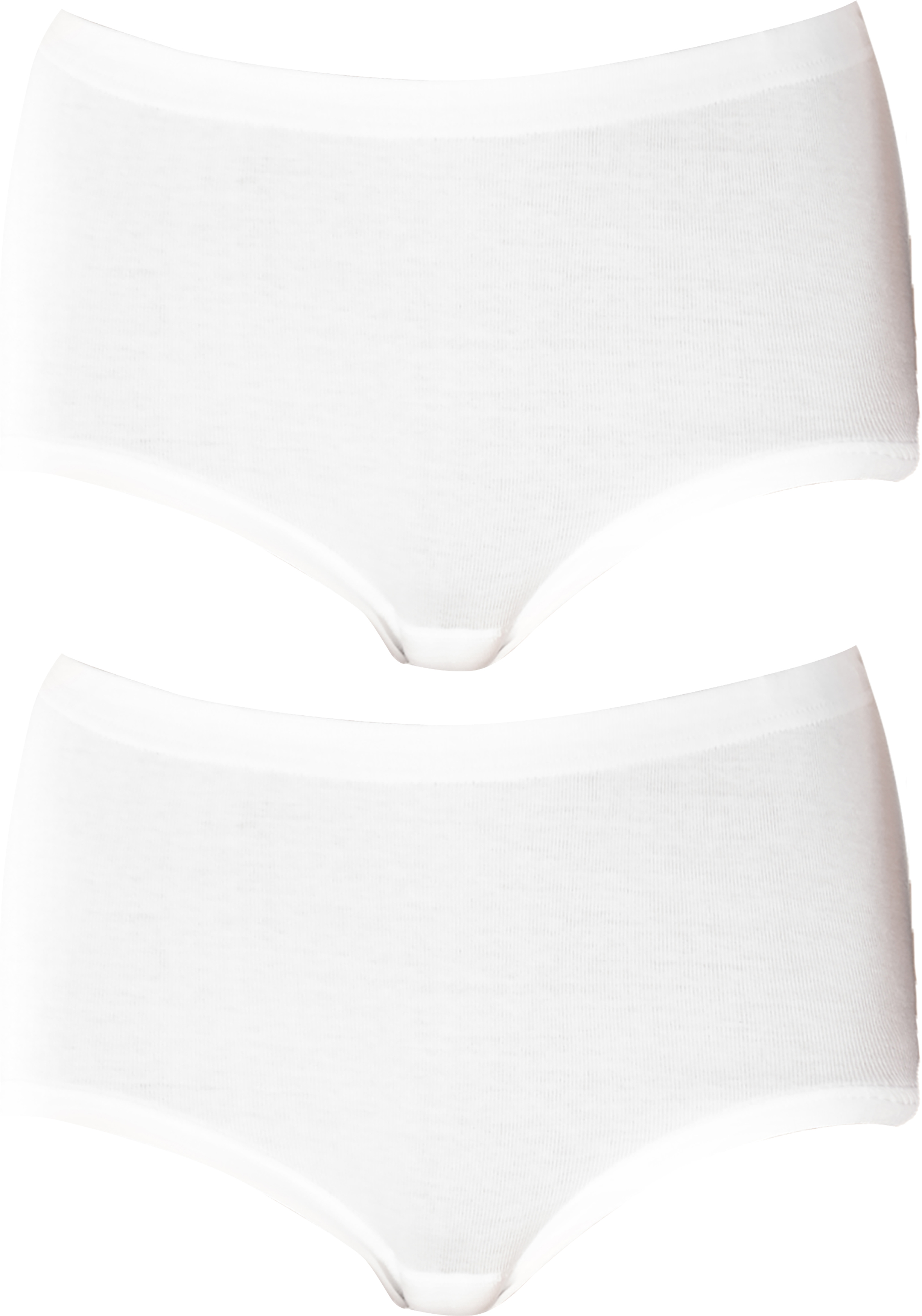 SCHIESSER Original Classics Feinripp dames tailleslips (2-pack), wit