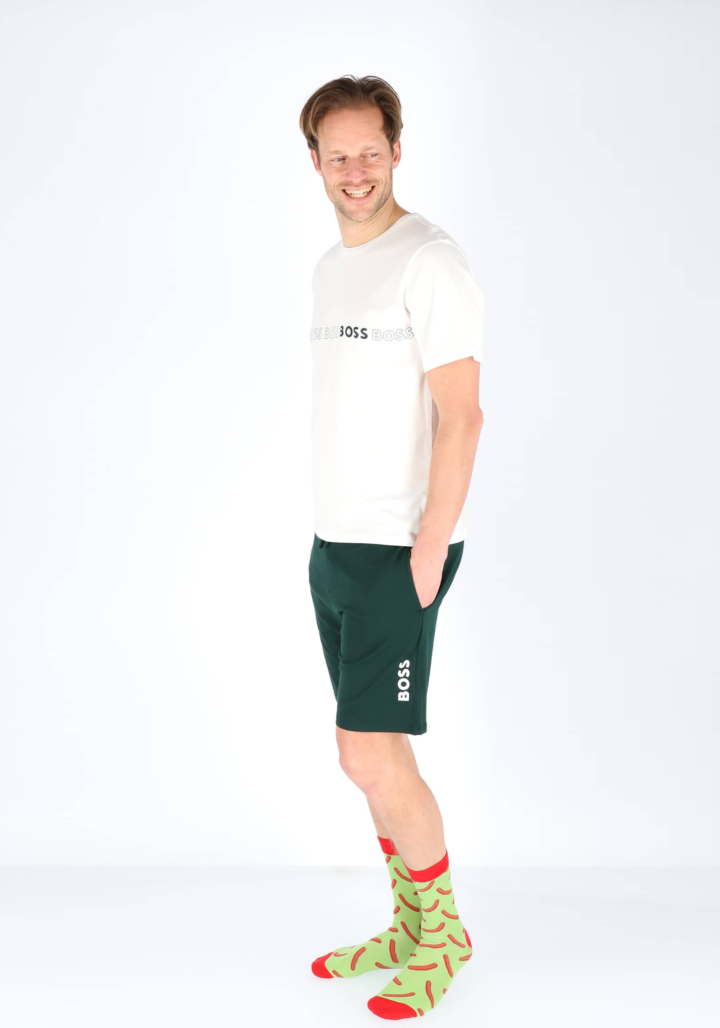 HUGO BOSS Fresh Short Set, heren shortmama set