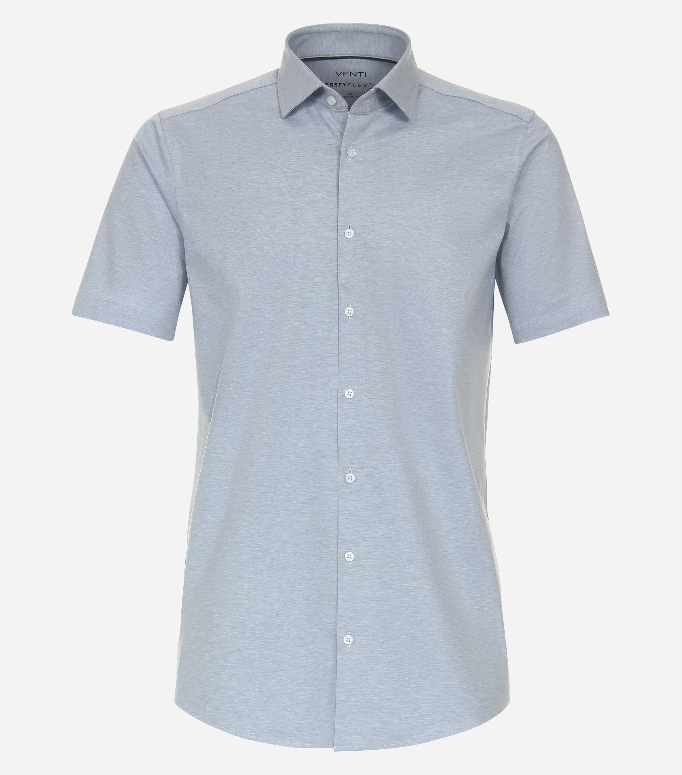 VENTI modern fit overhemd, jersey, blauw