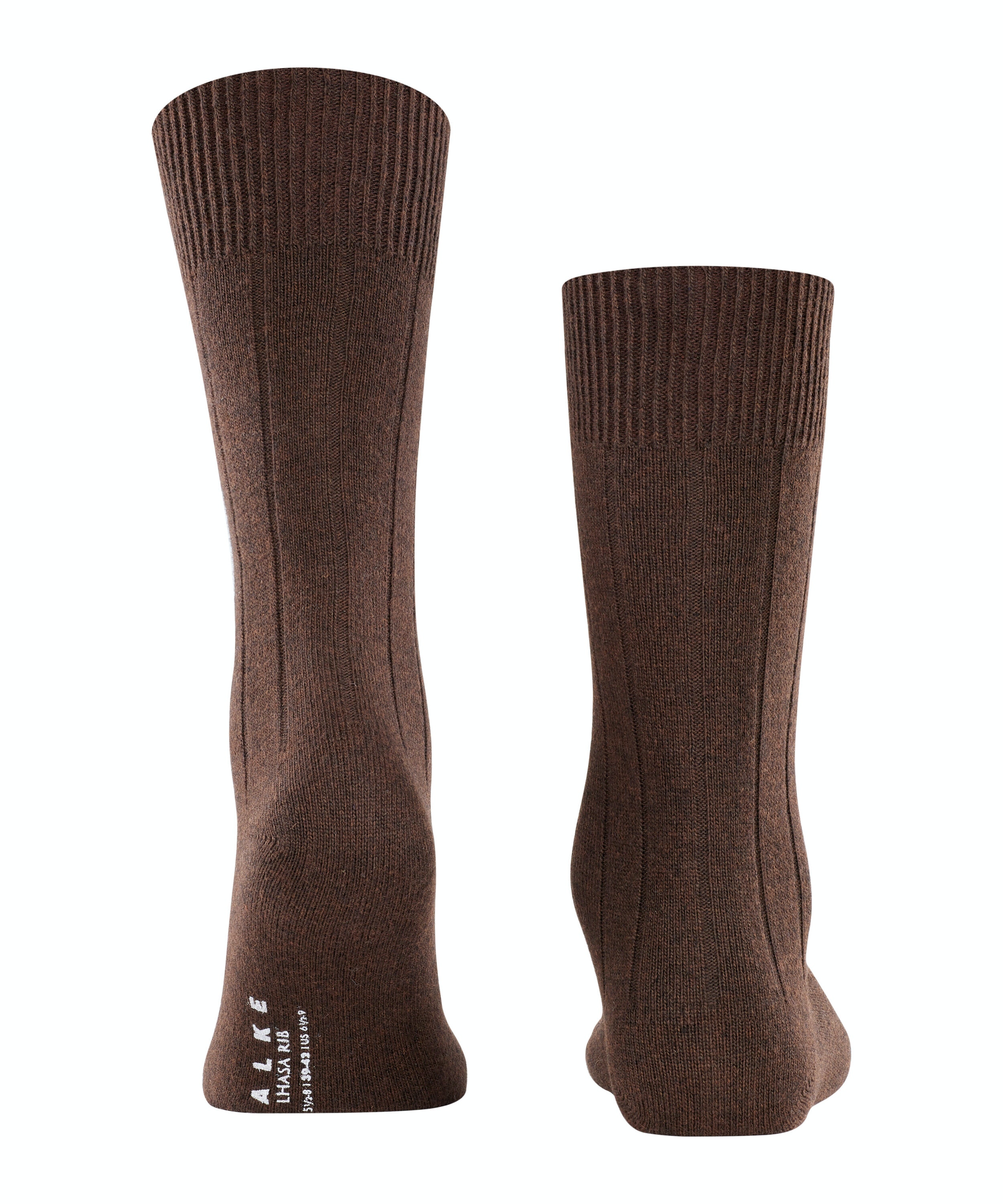 FALKE Lhasa Rib herensokken, bruin (brown)