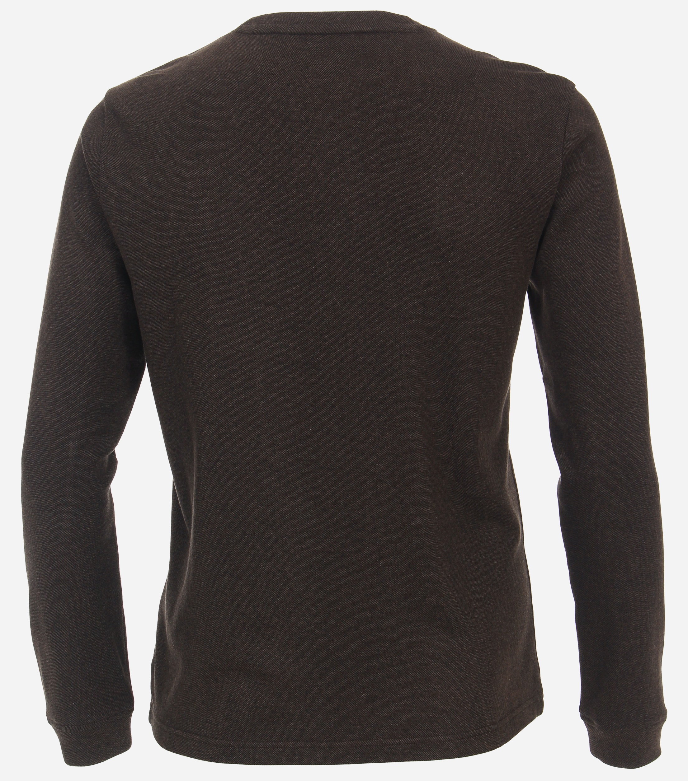 CASA MODA comfort fit T-shirt lange mouw, beige dessin