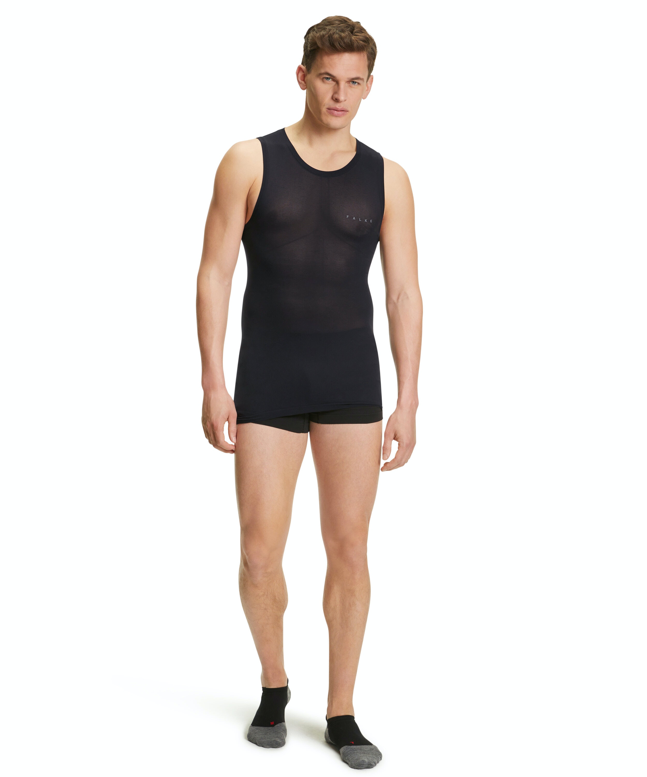 FALKE heren singlet Ultralight Cool, thermoshirt, zwart (black)