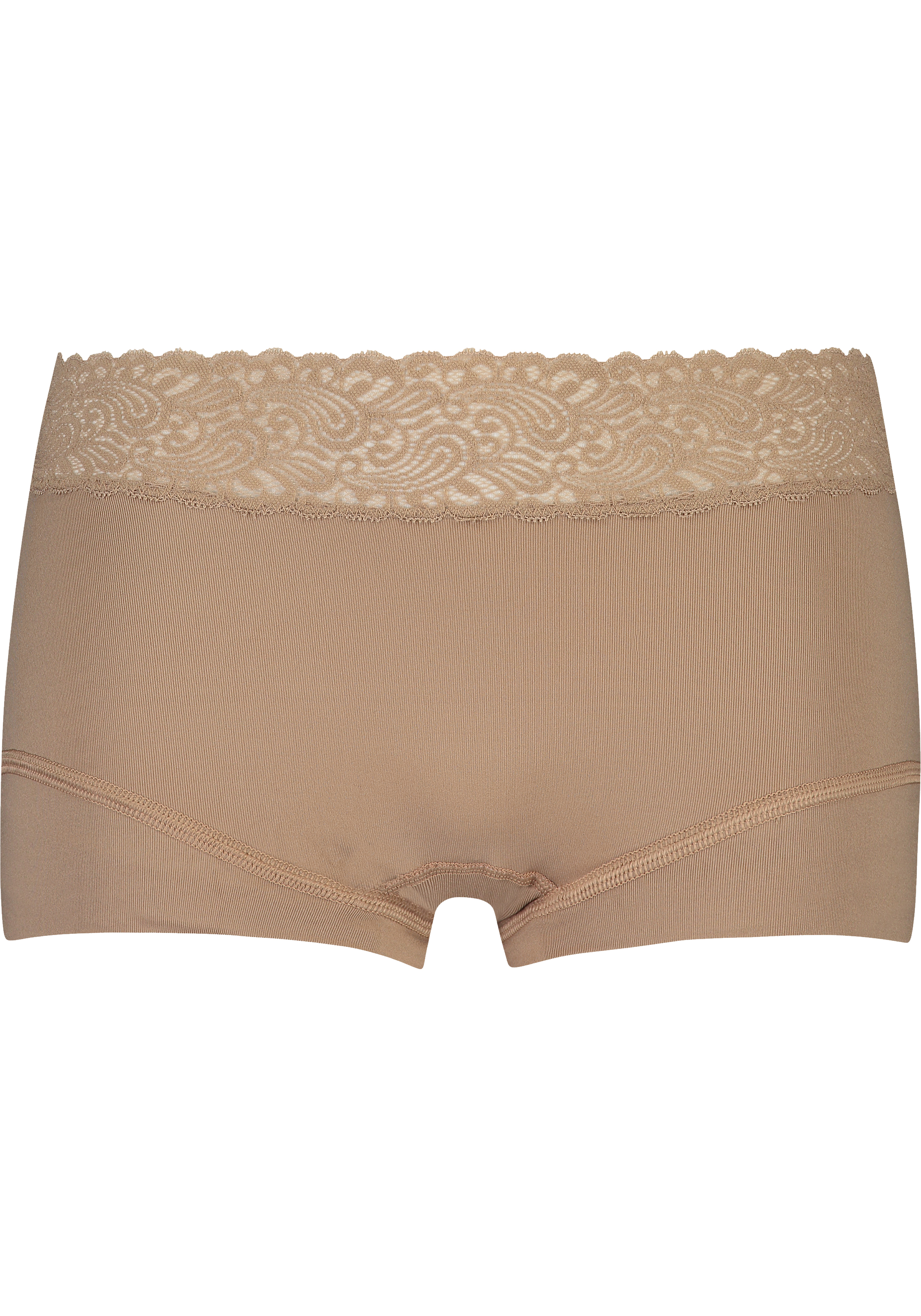 RJ Bodywear Pure Color Kant dames short, zand