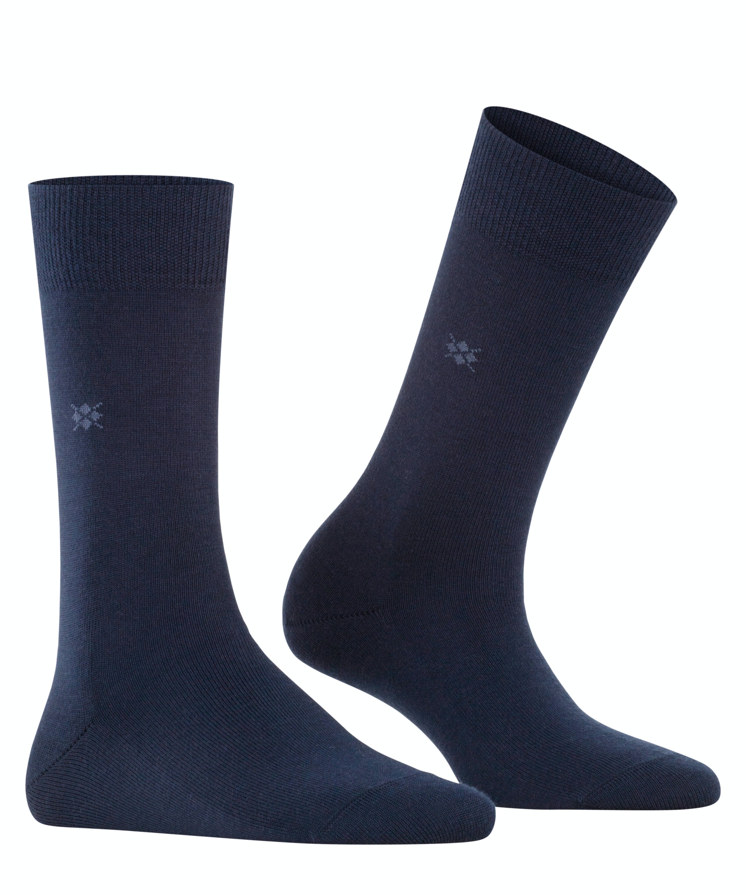 Burlington Bloomsbury damessokken, blauw (marine)