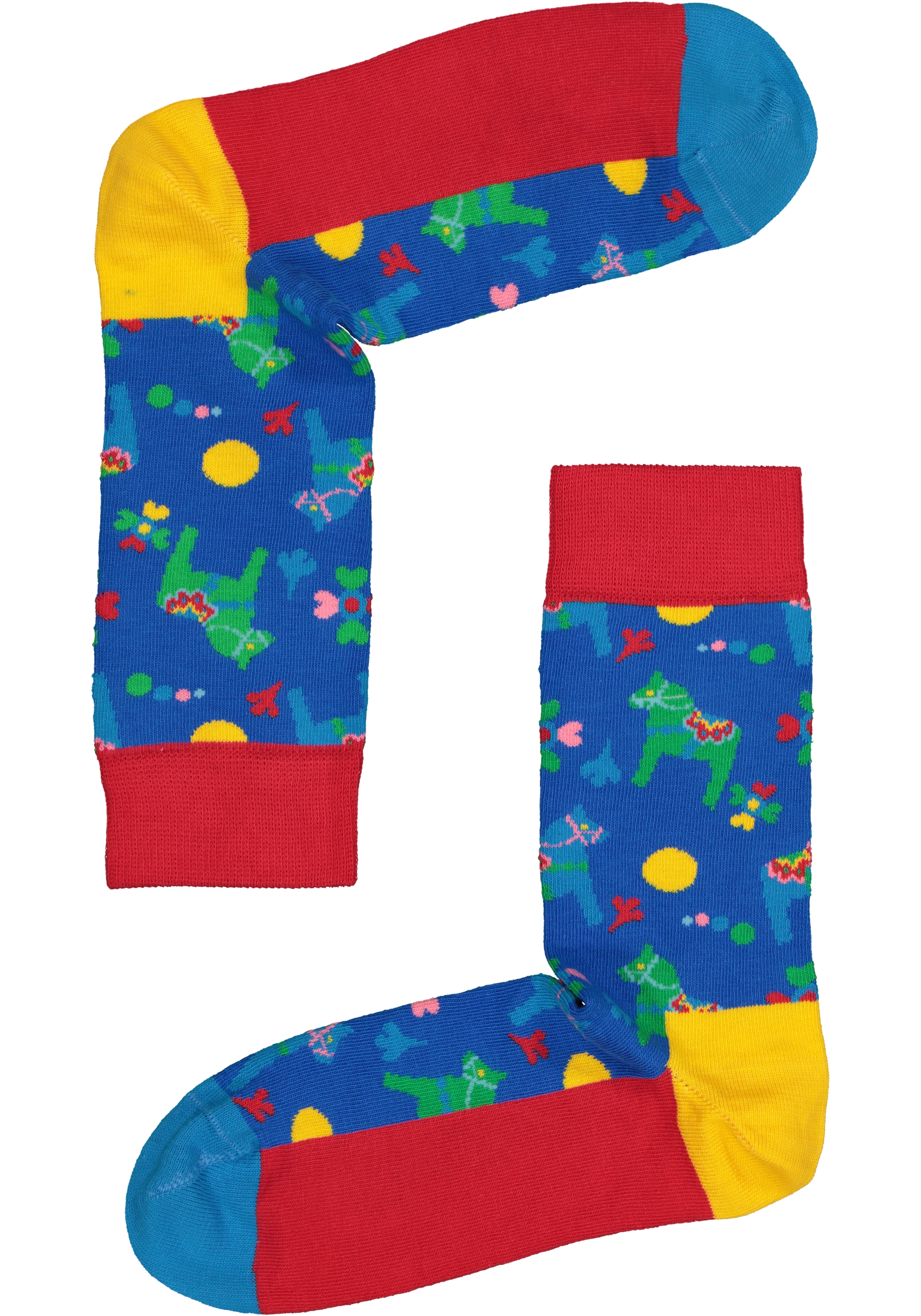 Happy Socks Dala Horse Sock, unisex sokken