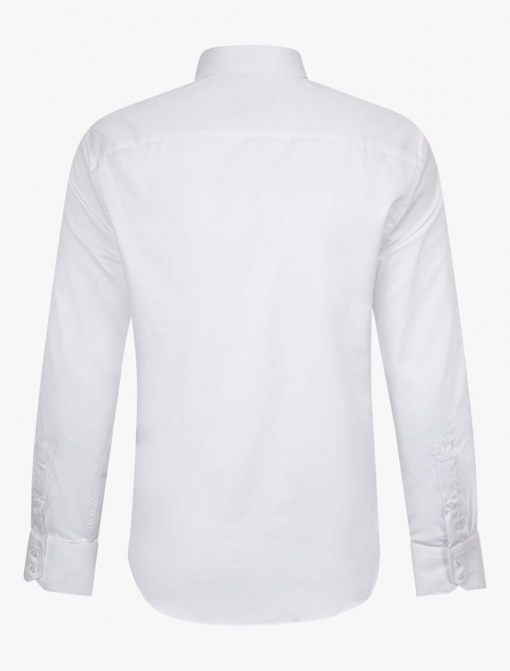 Cavallaro Napoli slim fit overhemd, twill, wit