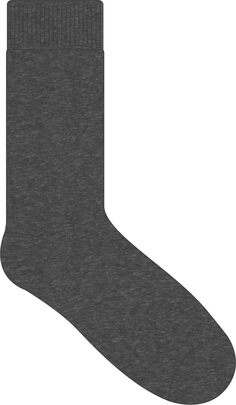JACK & JONES Jens sock, heren sportsokken, grijs (dark grey melange)