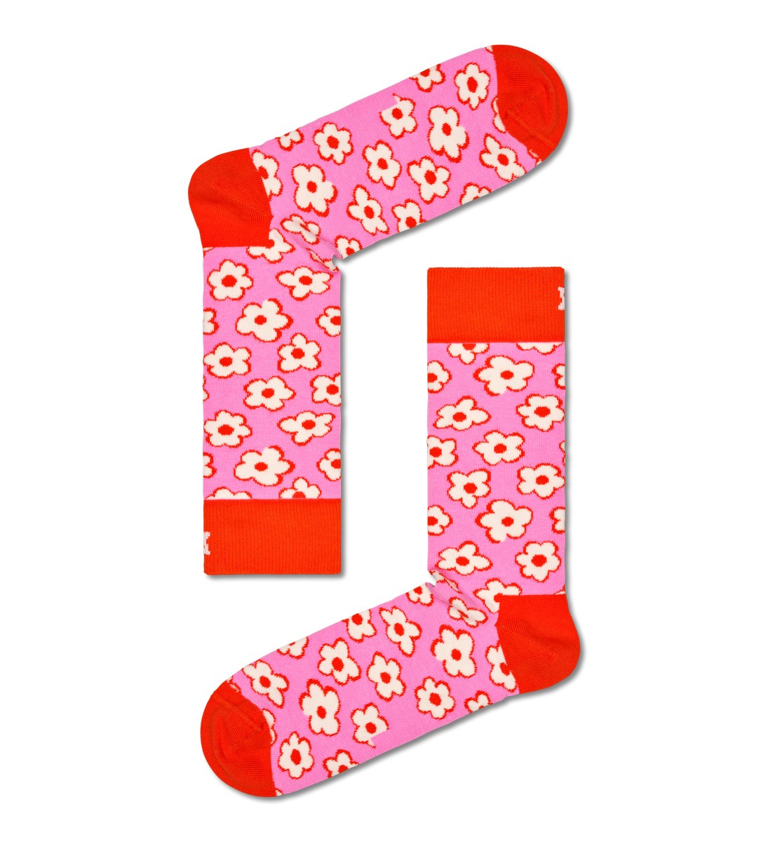 Happy Socks Flower Sock, unisex enkelsokken