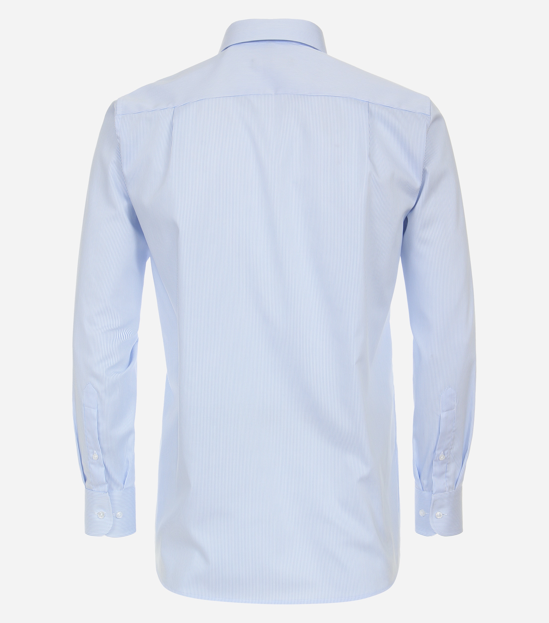 CASA MODA comfort fit overhemd, twill, blauw gestreept
