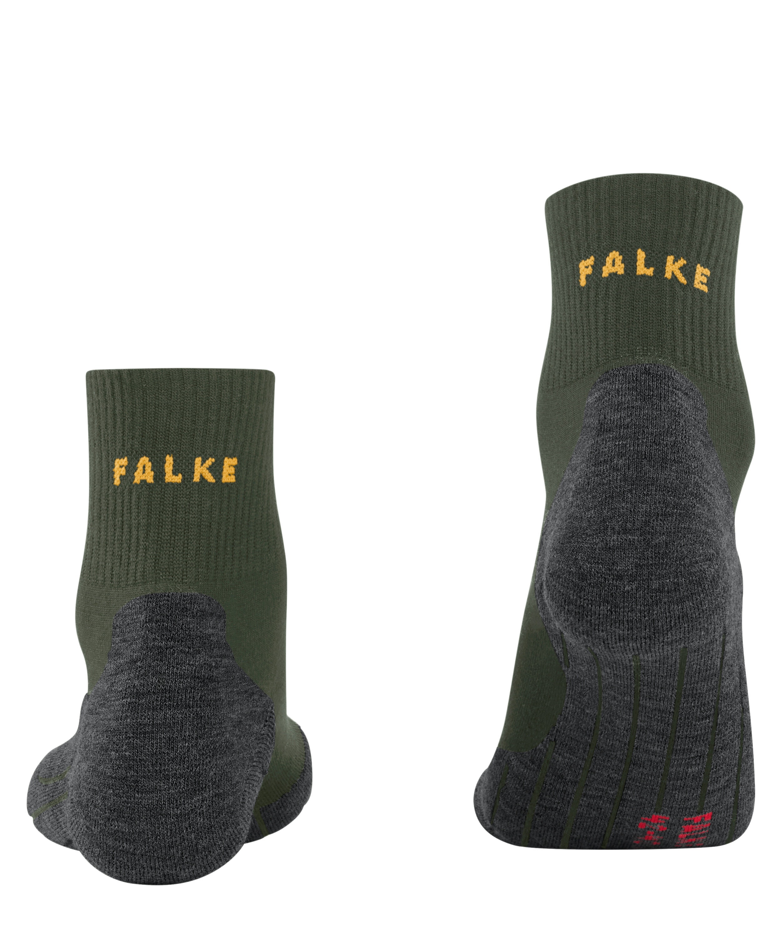 FALKE TK5 Wander Wool Short heren trekking sokken kort, groen (vertigo)