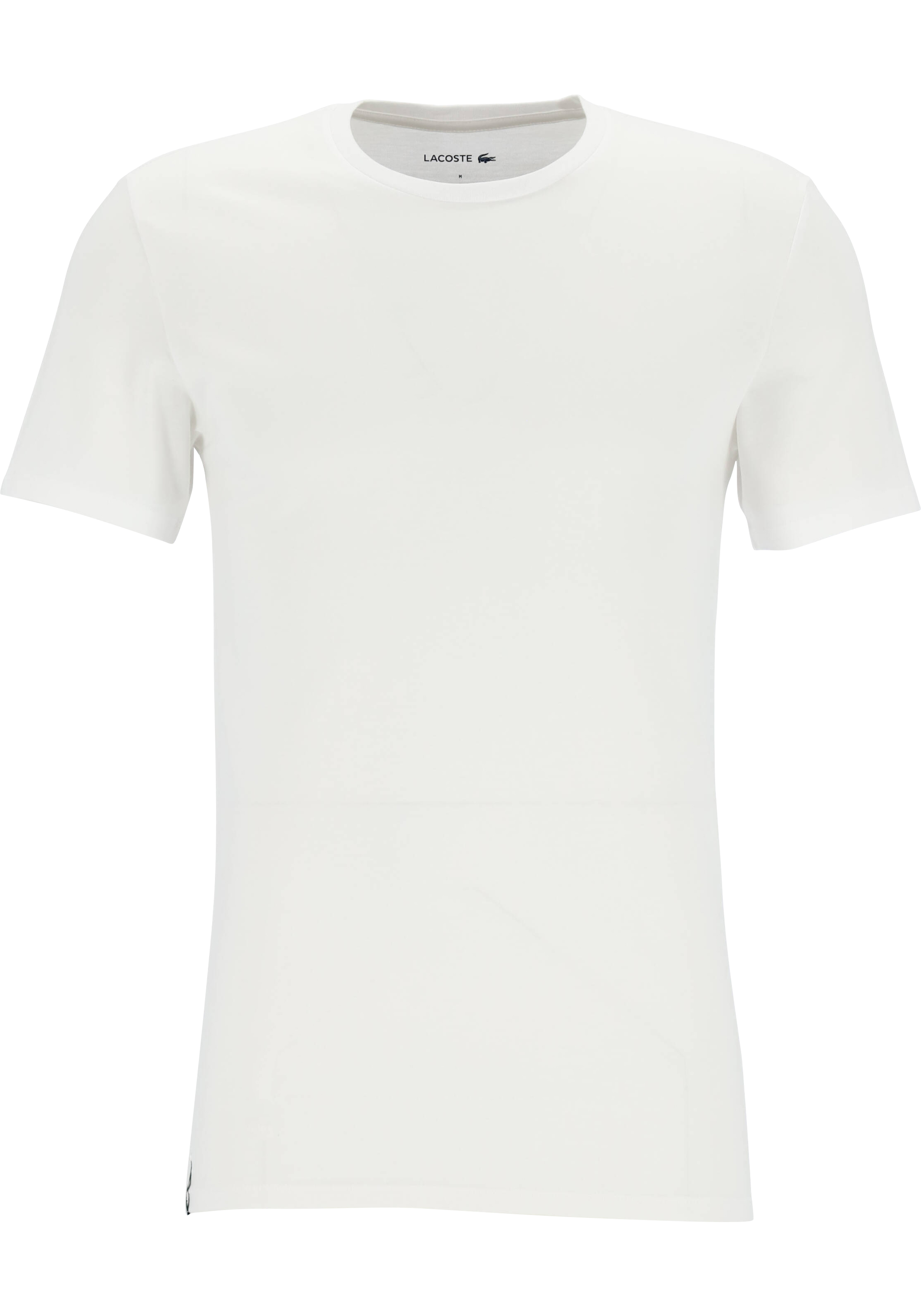 Lacoste T-shirts slim fit (3-pack), heren T-shirts O-hals, wit