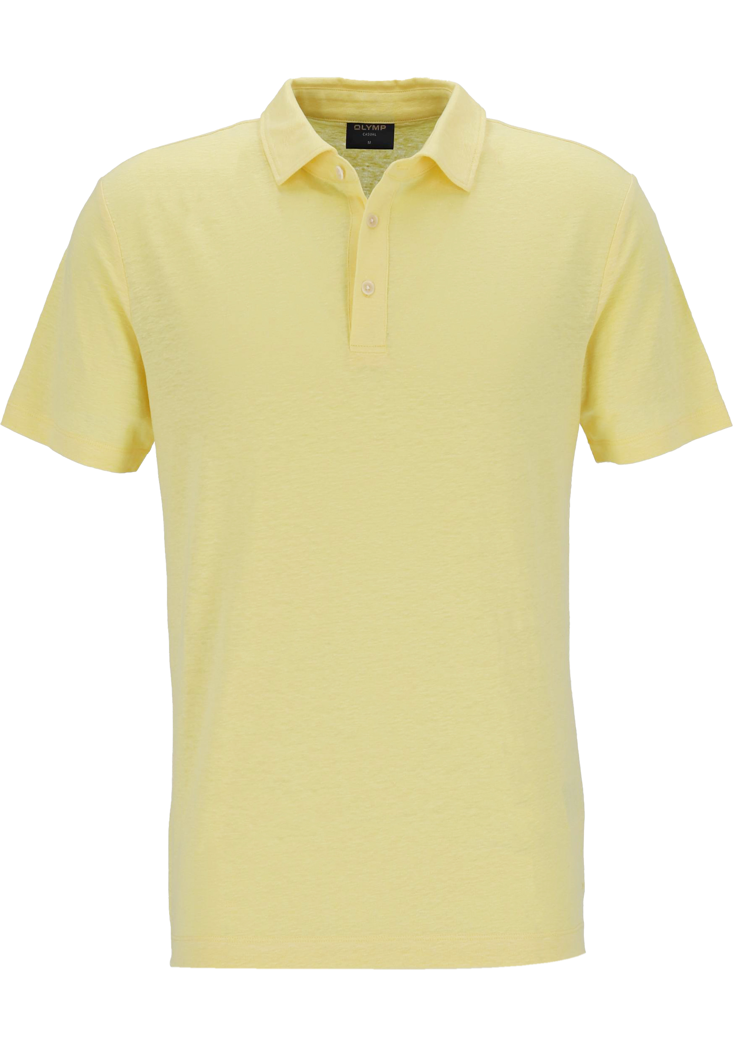 OLYMP Polo Casual, modern fit polo, geel
