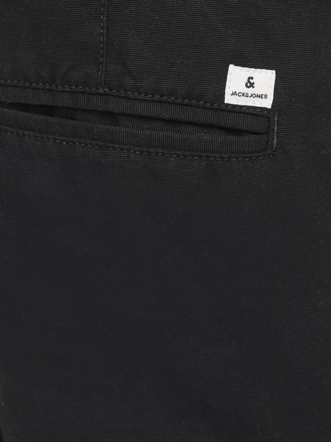JACK & JONES Cole Barkley Cargo Shorts loose fit, heren cargo korte broek, zwart