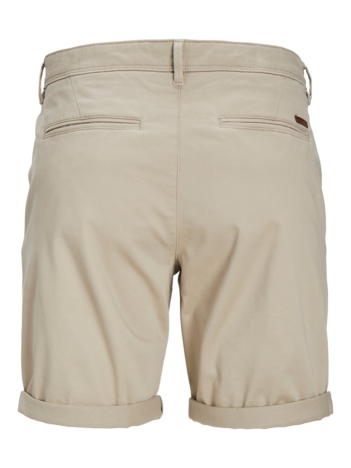 JACK & JONES Bowie Shorts Solid regular fit, heren chino korte broek, beige