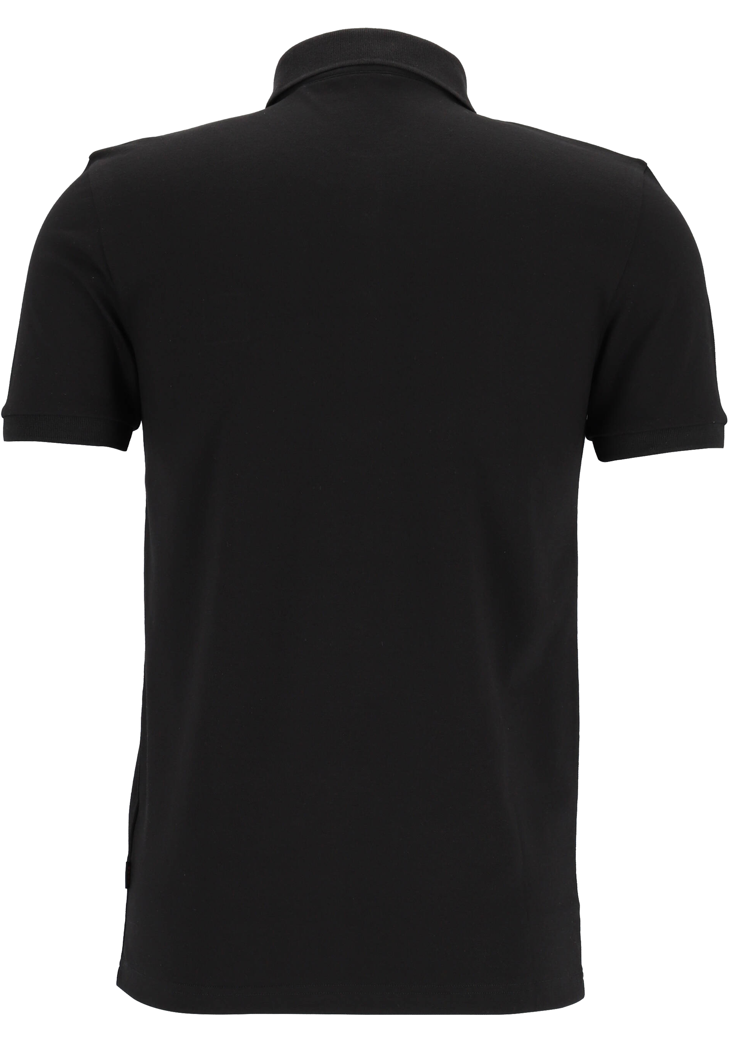 HUGO BOSS Passenger slim fit polo, stretch heren polo korte mouw, zwart