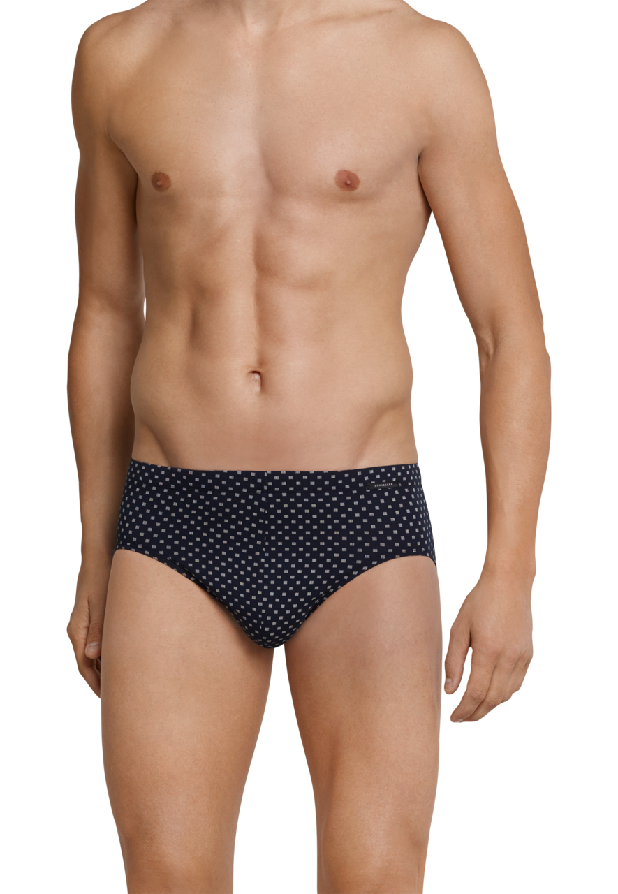 SCHIESSER Dark Sapphire slip (1-pack), heren minislip donkerblauw