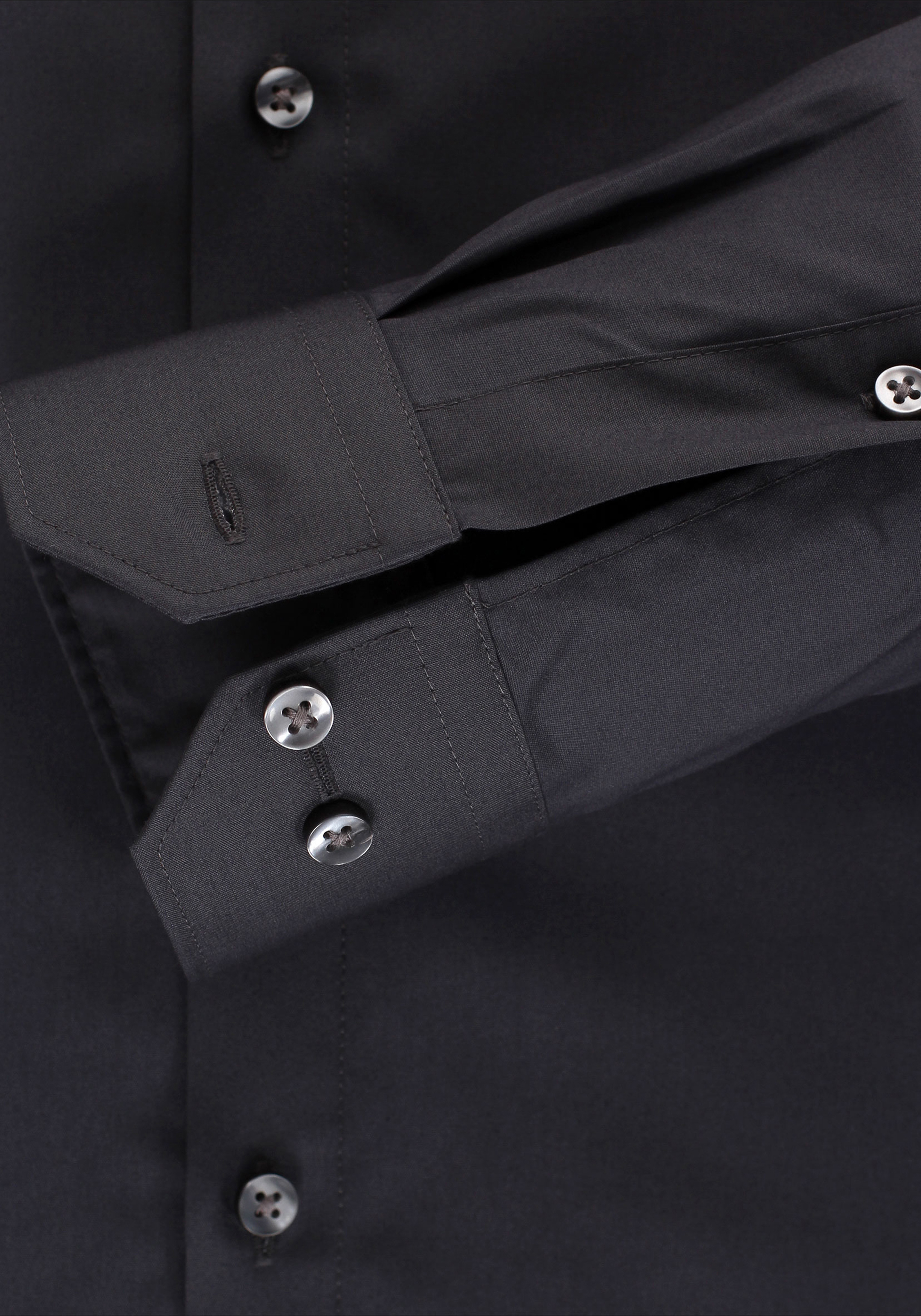 Redmond slim fit overhemd, antraciet grijs