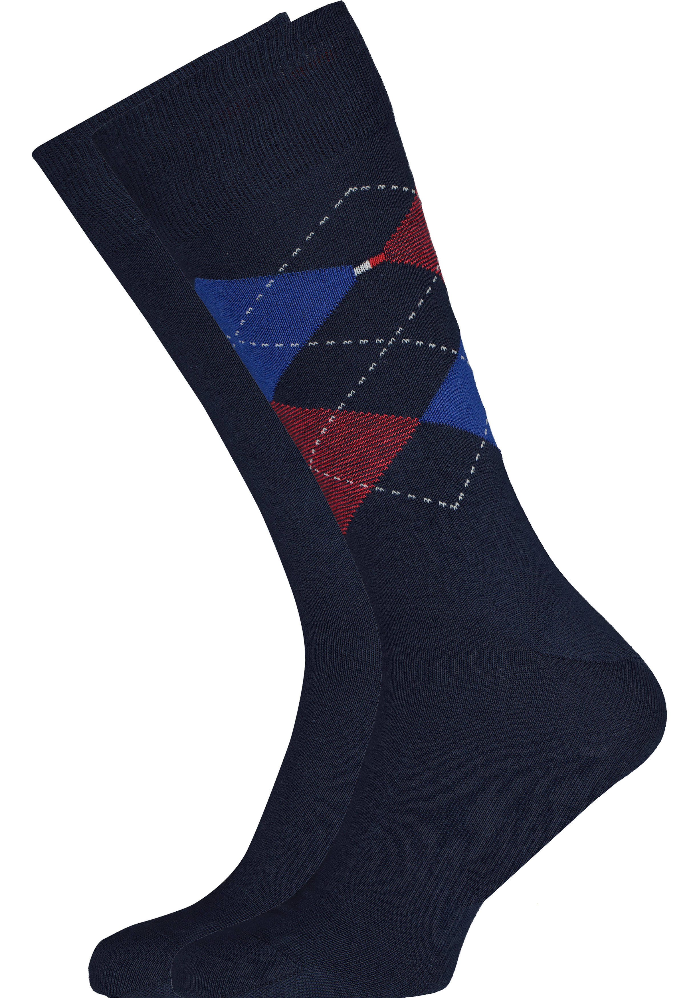Cadeaubox Tommy Check Box: 8 paar Tommy Hilfiger sokken geruit