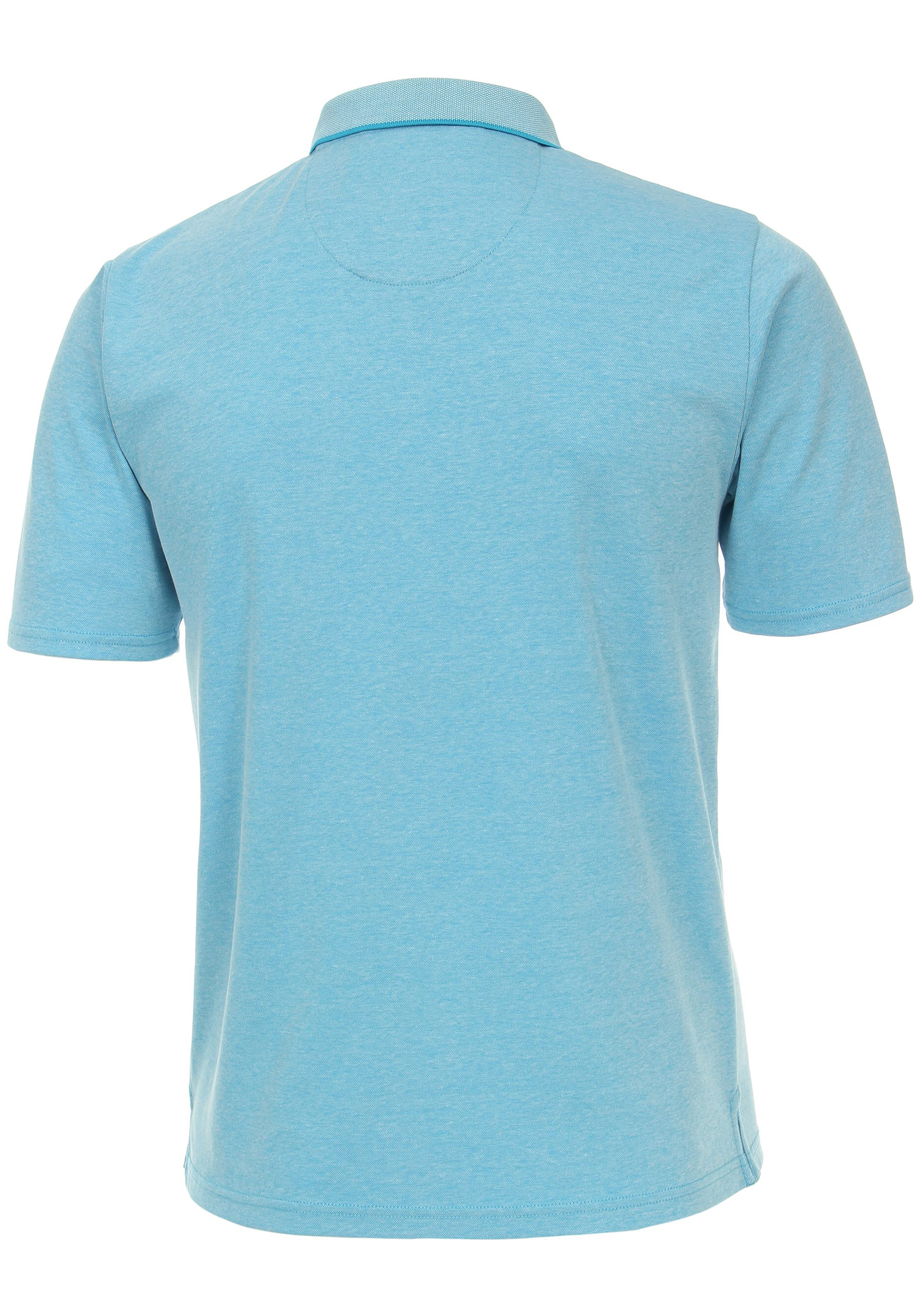 Redmond regular fit poloshirt, turquoise melange